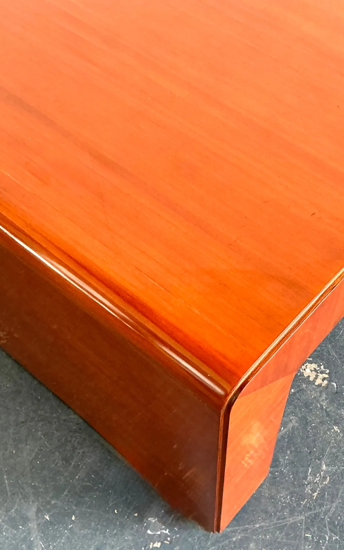 Vintage Ralph Lauren “Dalton” Waterfall Wood Coffee Table — additional photo 3