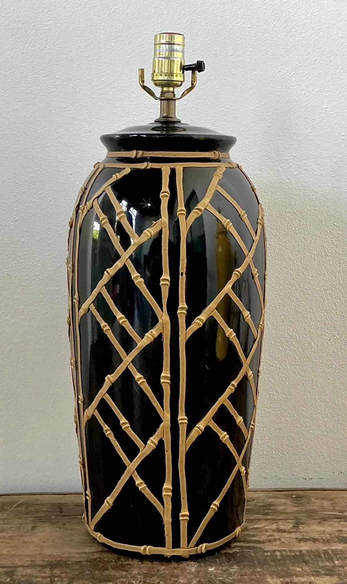 Vintage Glazed Ceramic Icing Lamp — additional photo 7