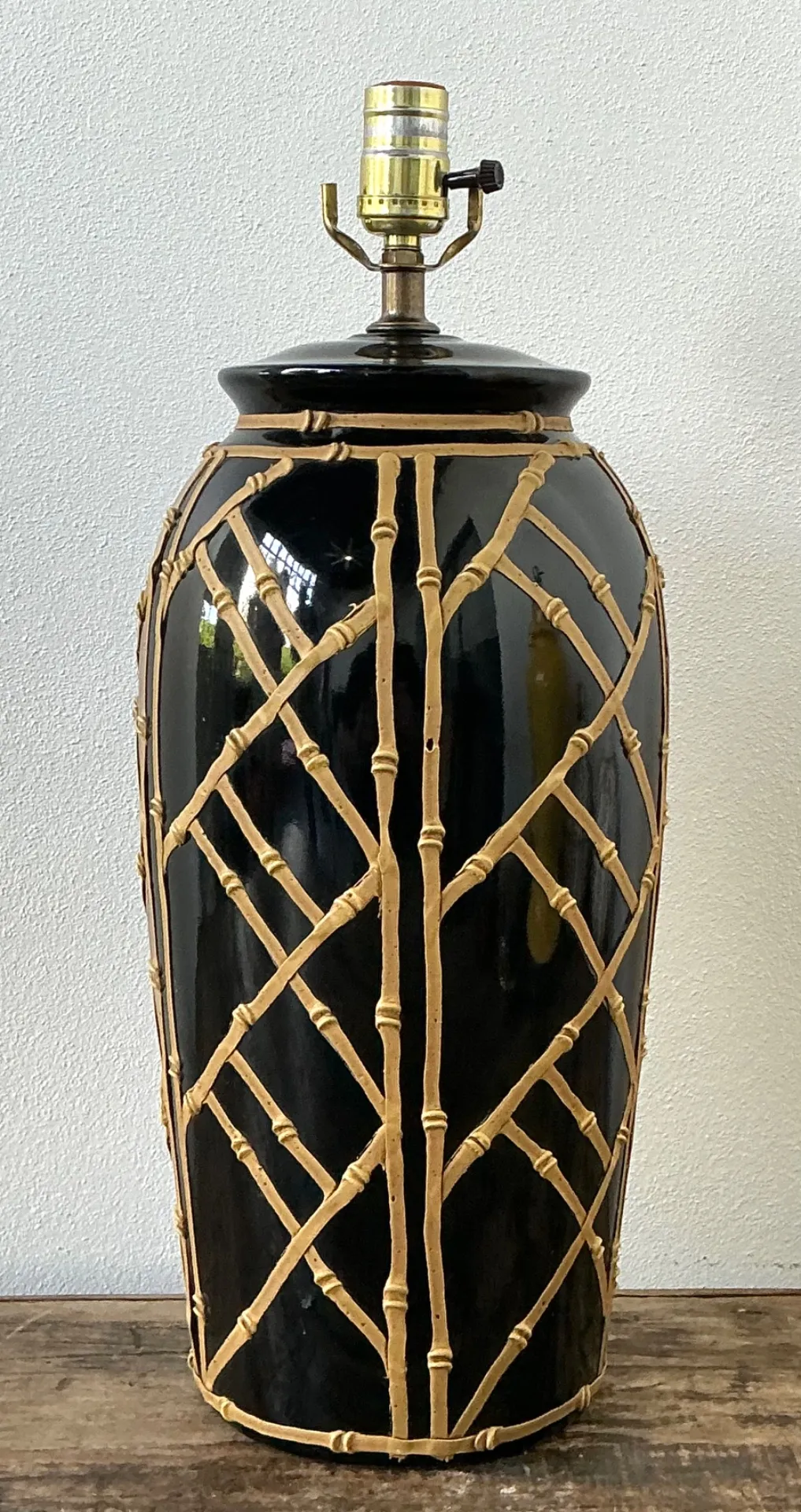 Vintage Glazed Ceramic Icing Lamp — additional photo 8