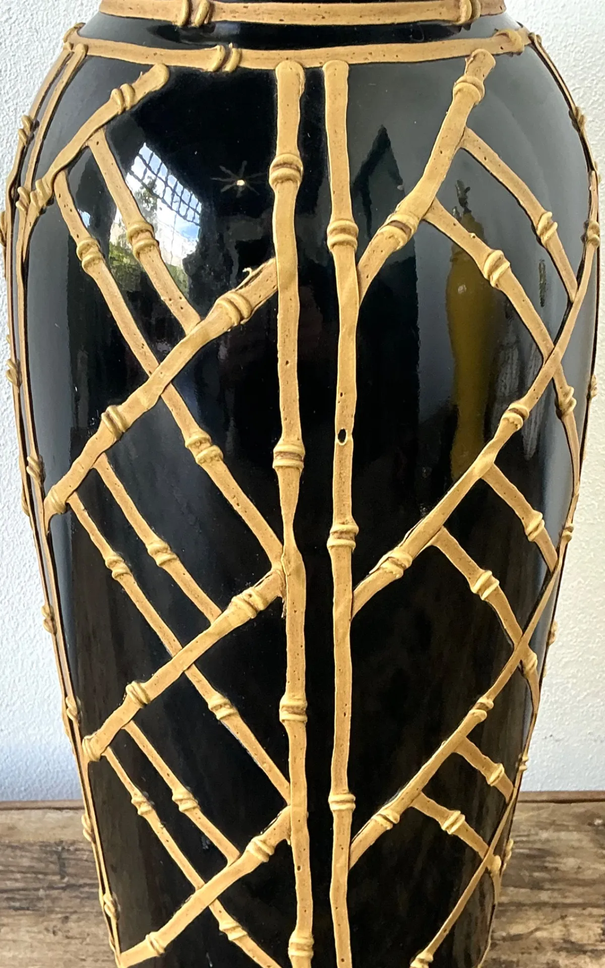Vintage Glazed Ceramic Icing Lamp — additional photo 5