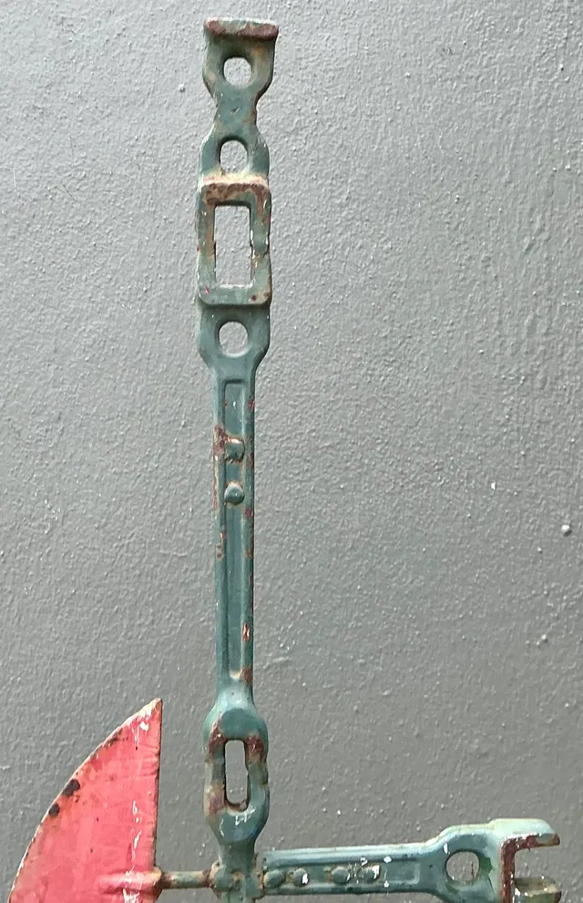 Vintage Industrial Welded Wrench Metal Sculpture — additional photo 6