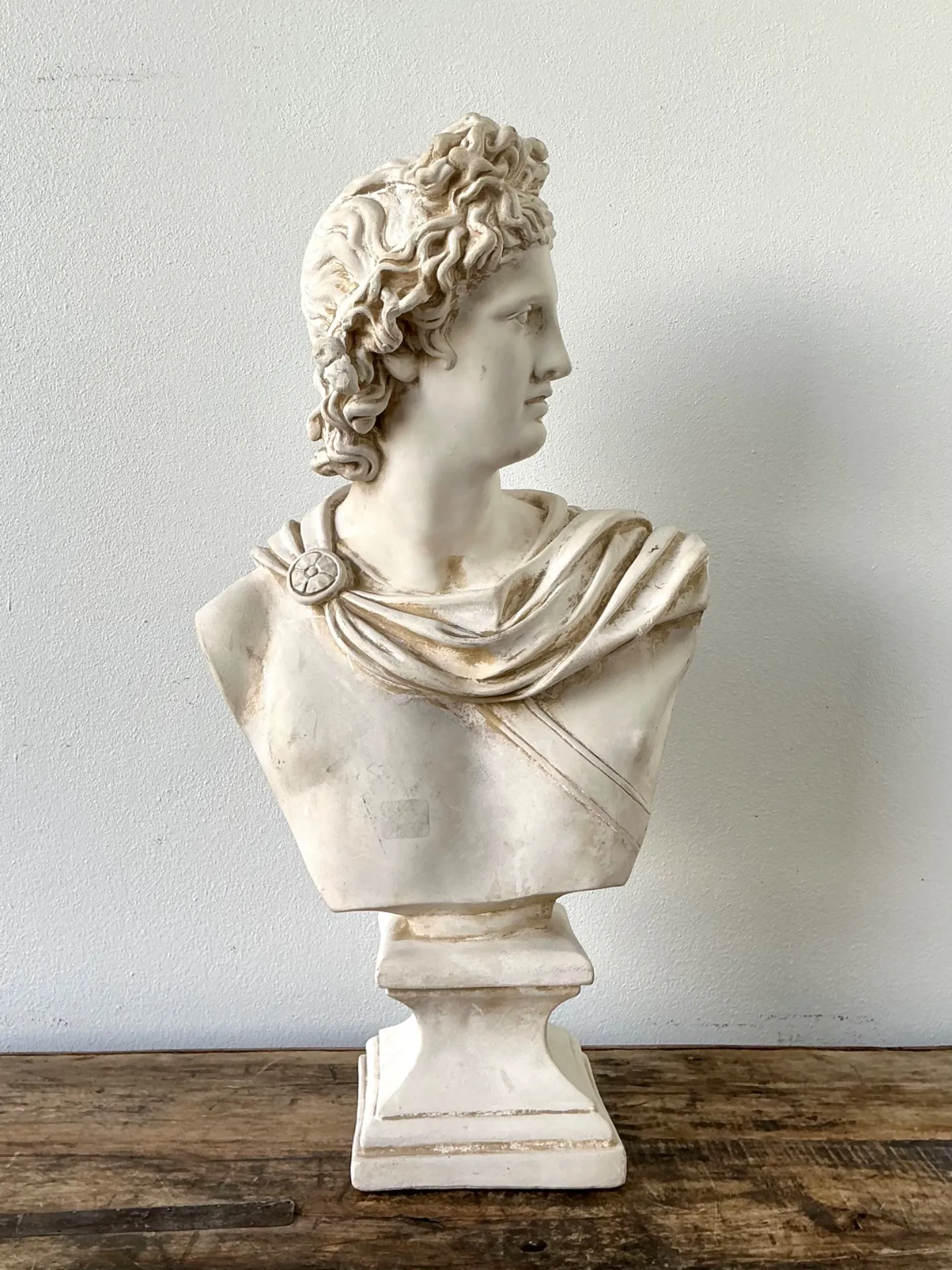 Ceramic Apollo Belvedere Bust Sculpture — additional photo 3