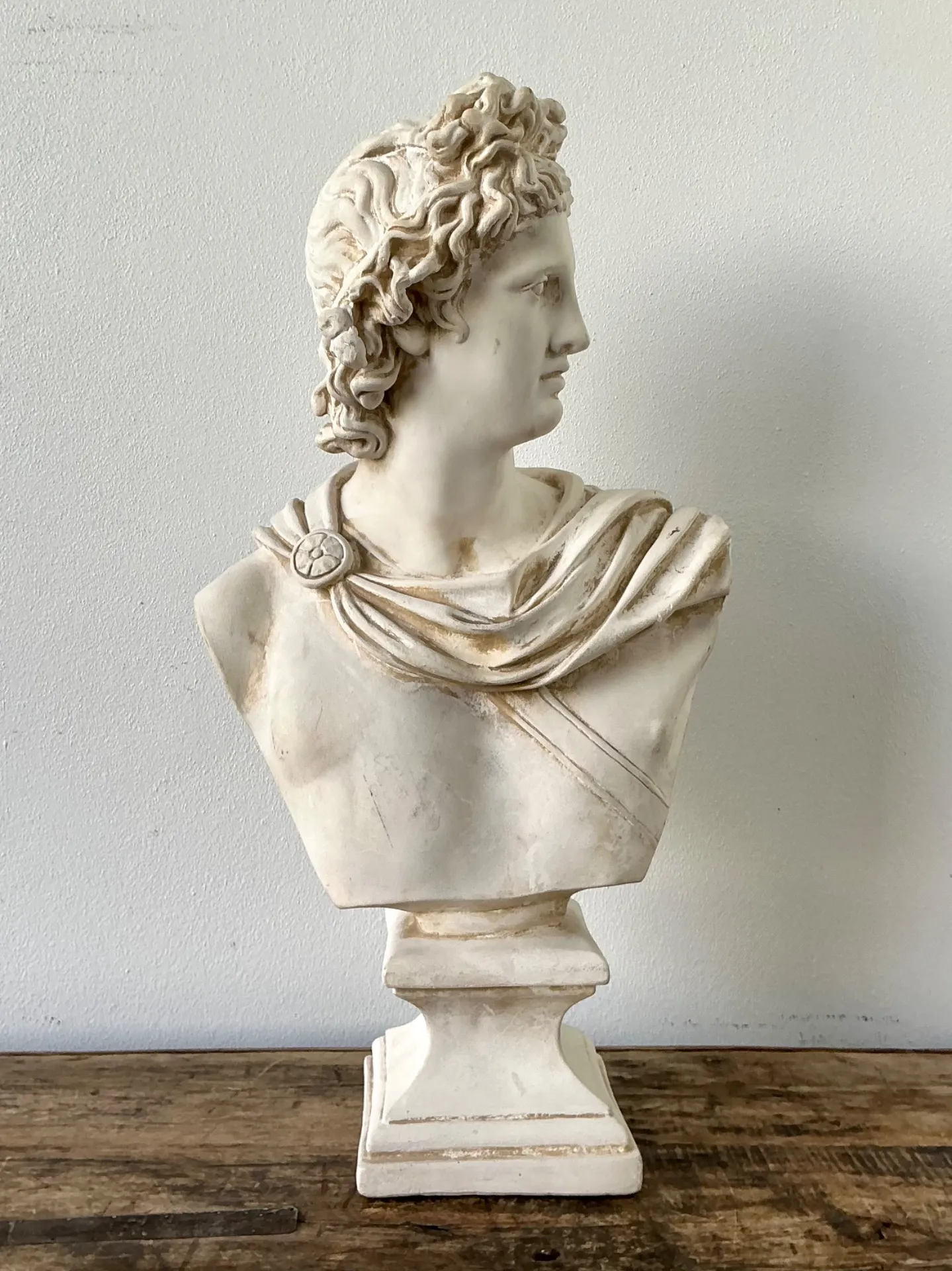 Ceramic Apollo Belvedere Bust Sculpture — additional photo 7