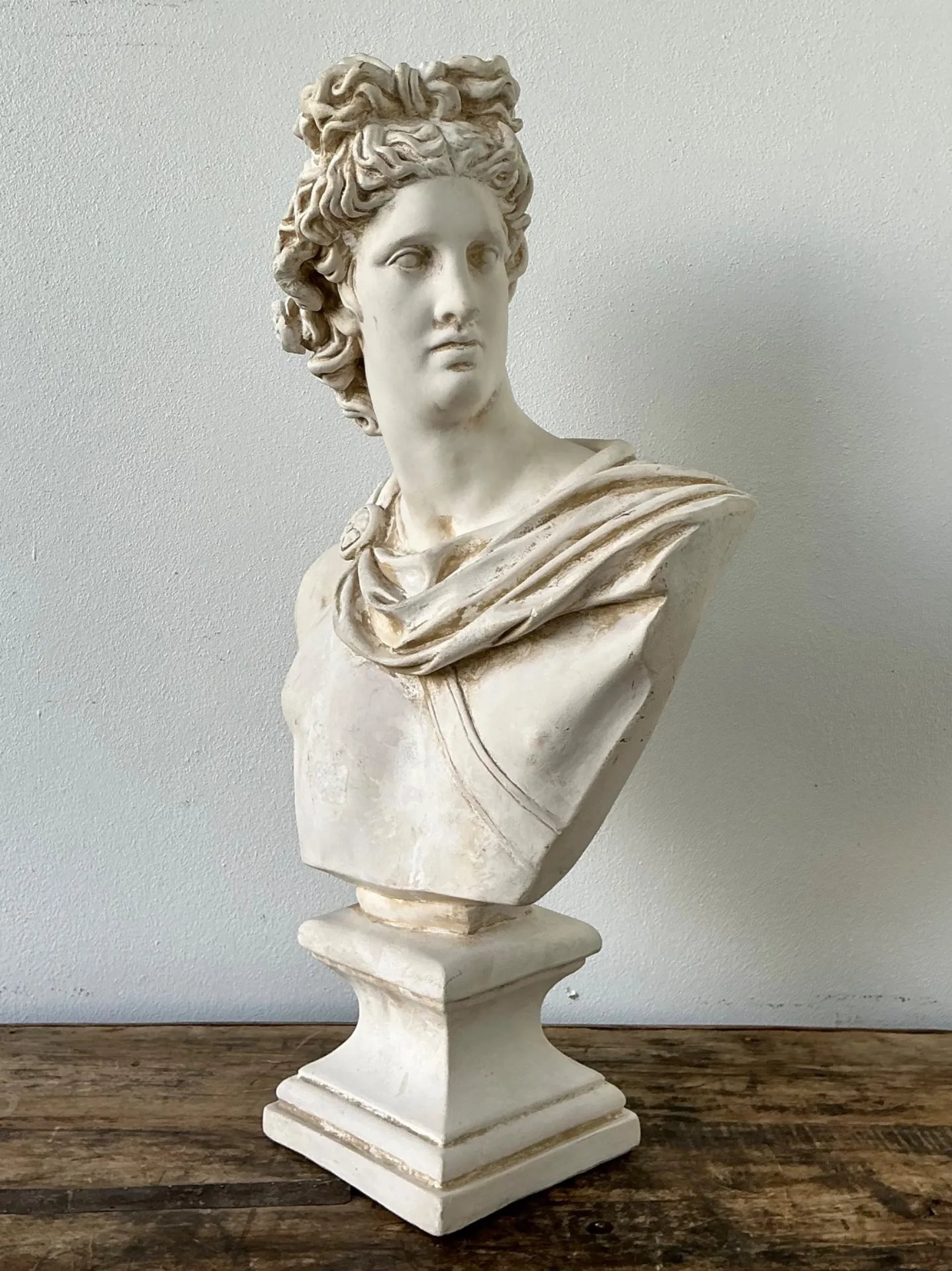 Ceramic Apollo Belvedere Bust Sculpture — additional photo 1