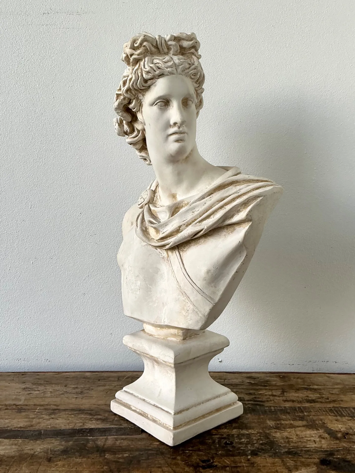 Ceramic Apollo Belvedere Bust Sculpture — additional photo 4