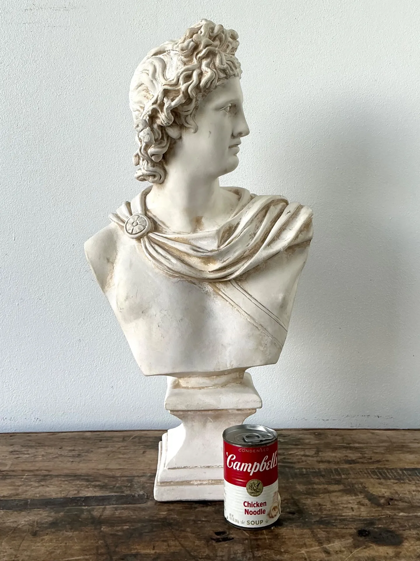 Ceramic Apollo Belvedere Bust Sculpture — additional photo 8