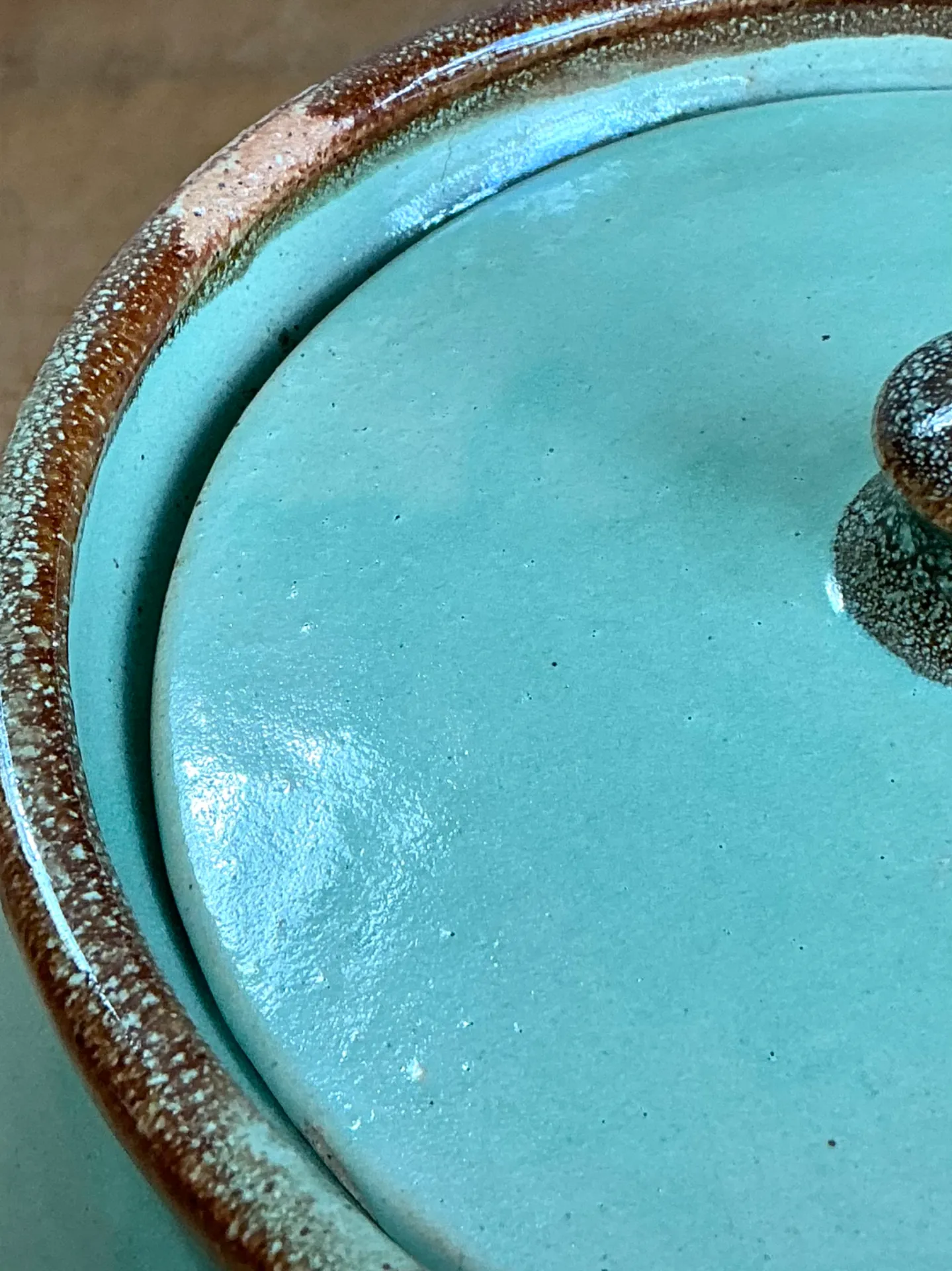 Vintage Maine Handcrafted Ceramic Storage Jar — additional photo 7