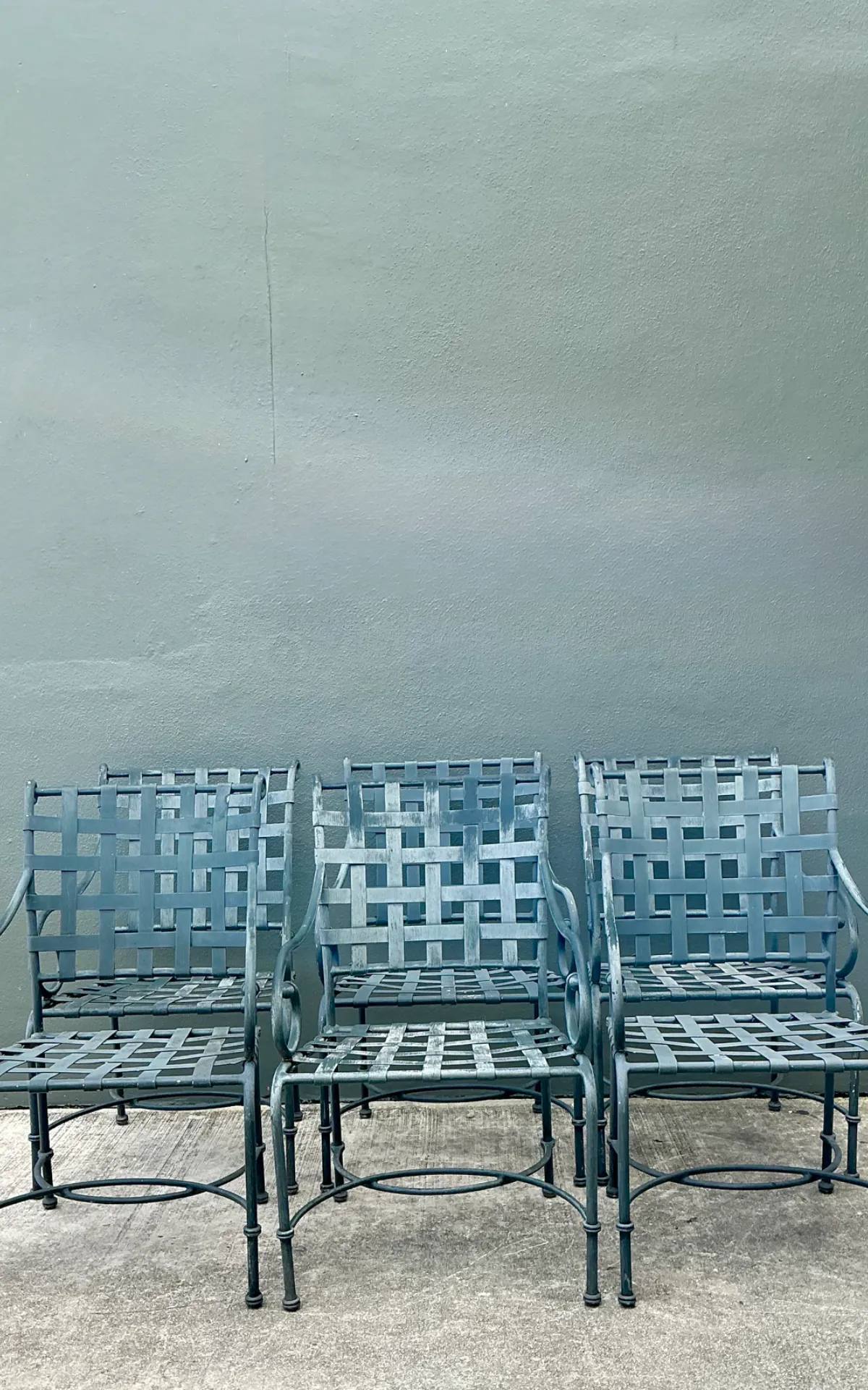 Vintage Brown Jordan “Florentine” Cast Aluminum Dining Chairs - Set Of 6 — additional photo 1