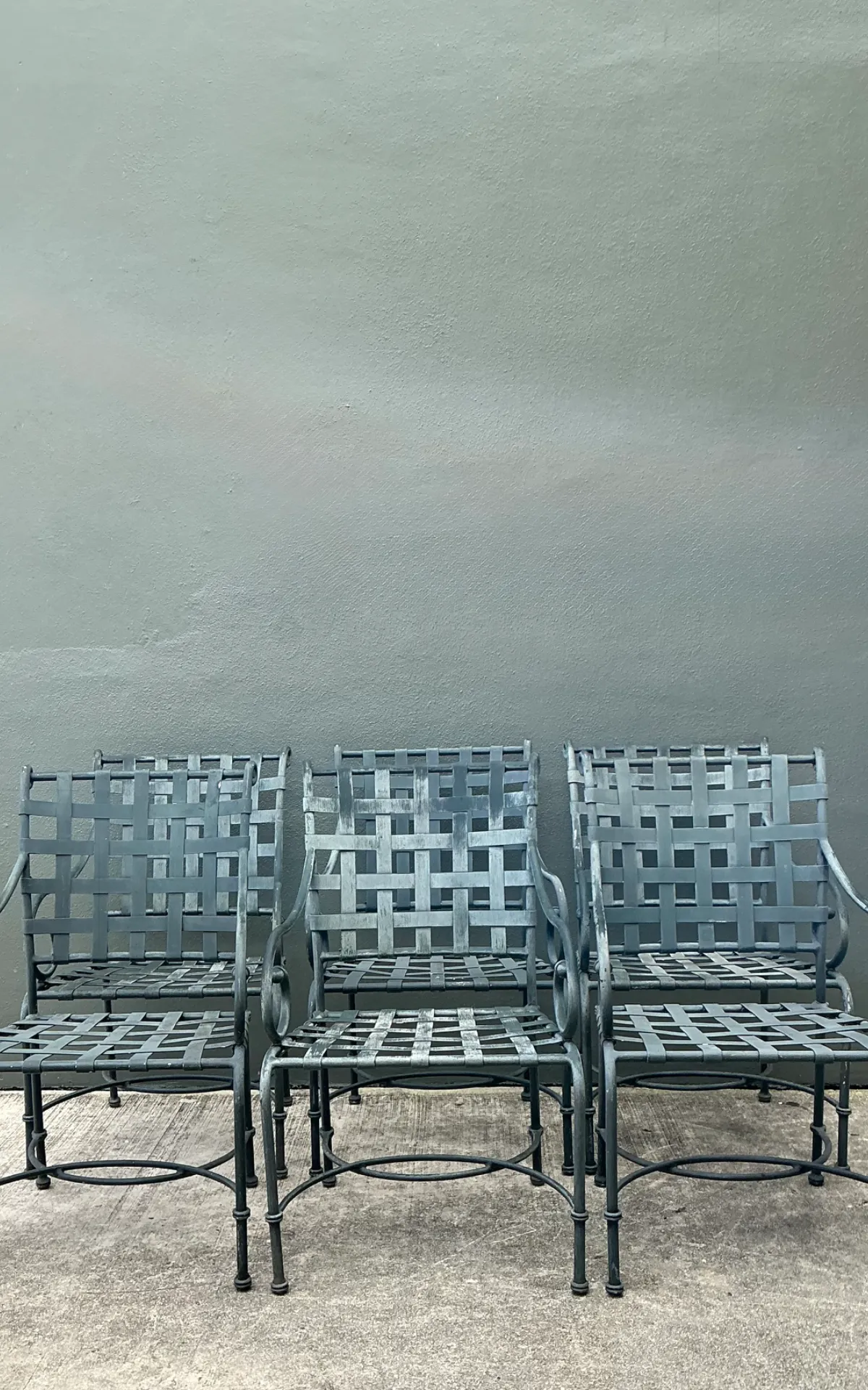 Vintage Brown Jordan “Florentine” Cast Aluminum Dining Chairs - Set Of 6 — additional photo 4