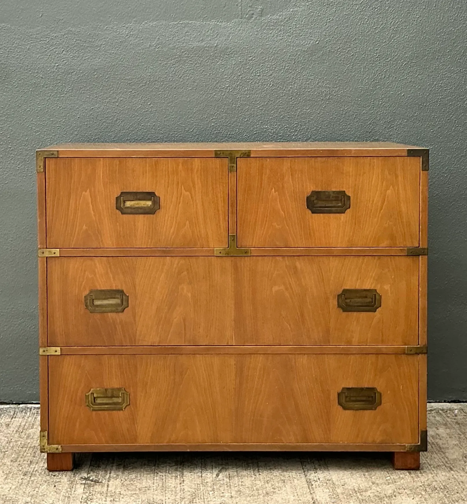 Vintage Baker Wood and Metal Campaign Chest — additional photo 7