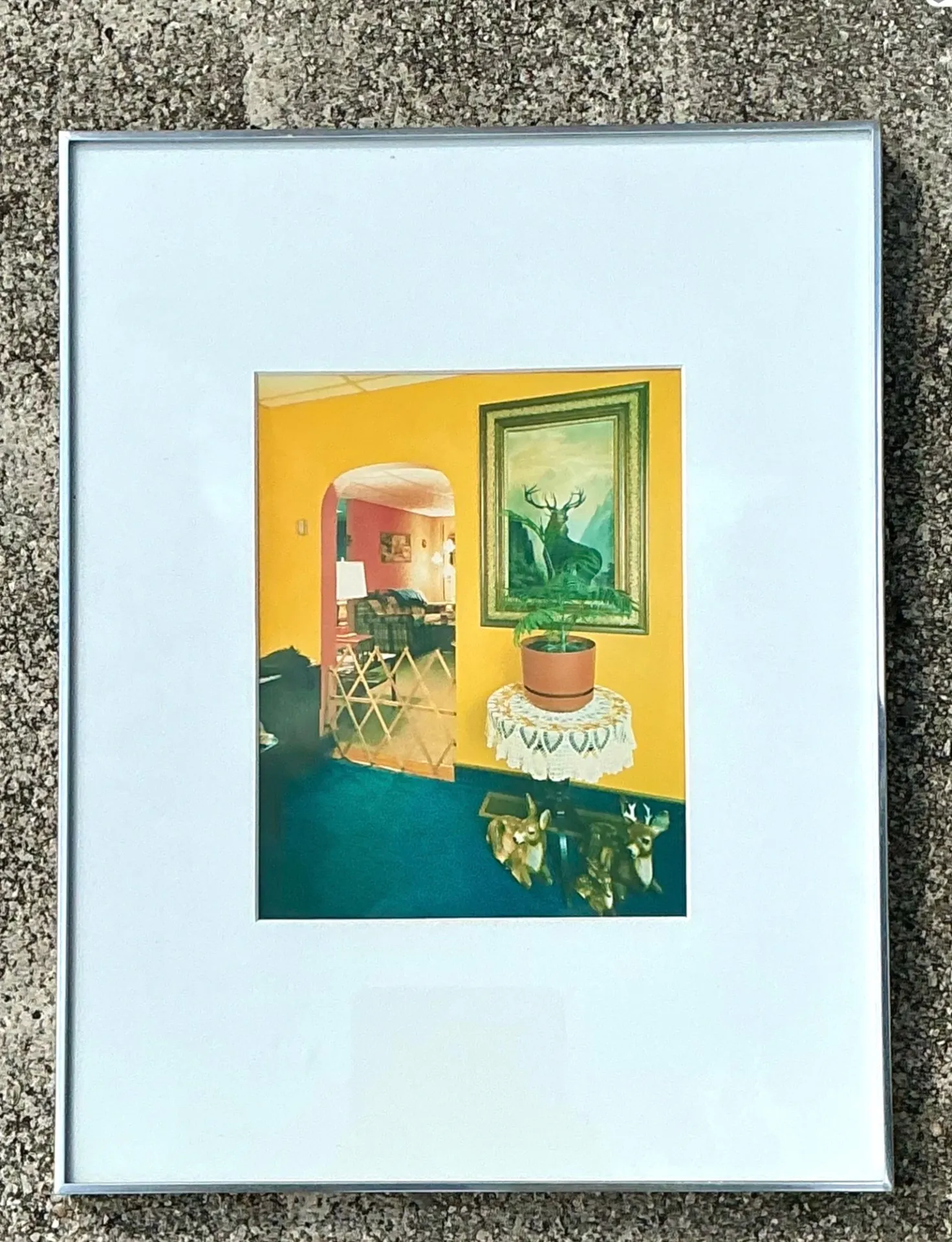 Vintage Framed Interior Photograph — additional photo 5