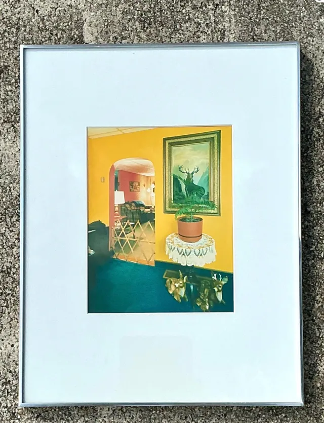 Vintage Framed Interior Photograph — additional photo 5