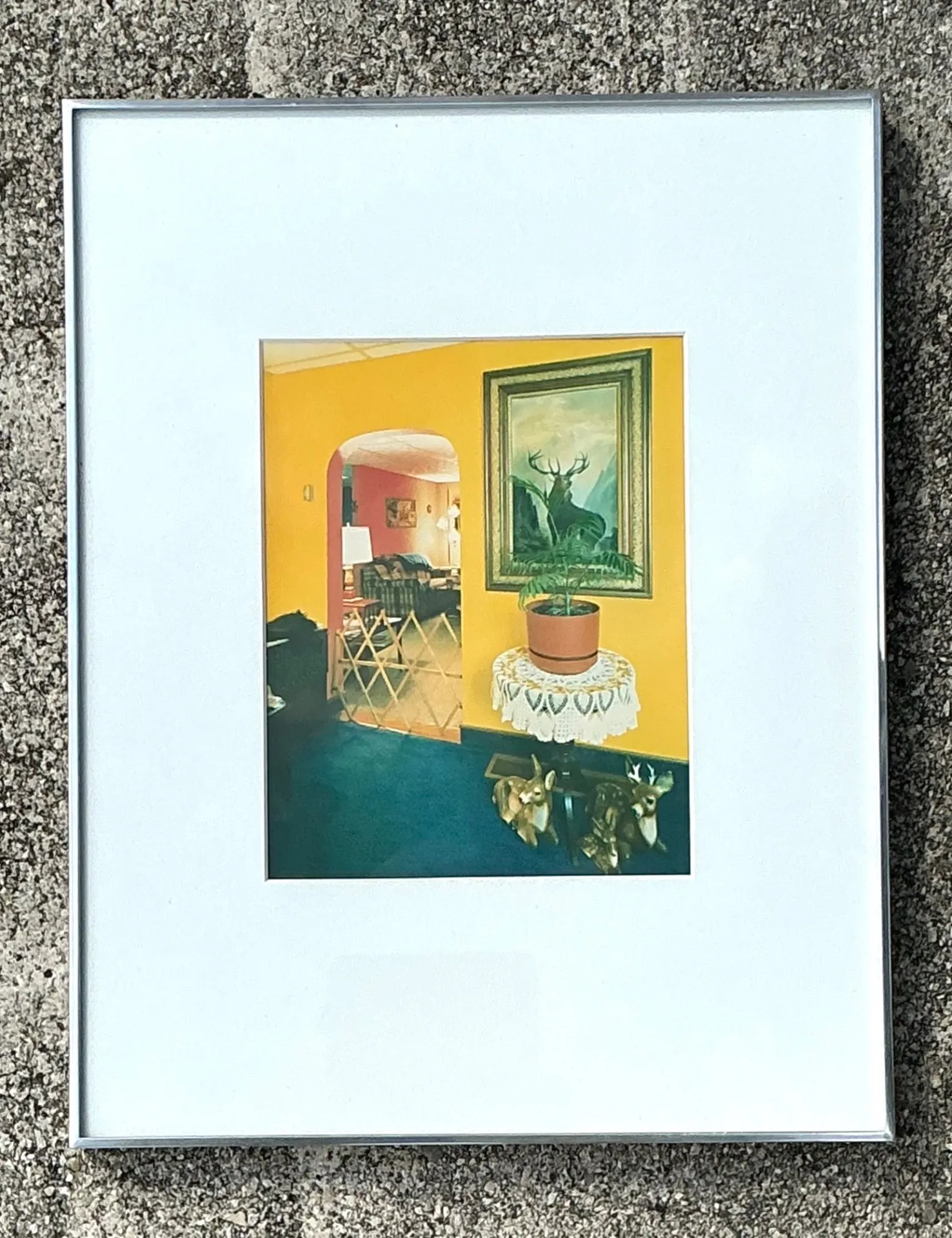 Vintage Framed Interior Photograph — additional photo 1