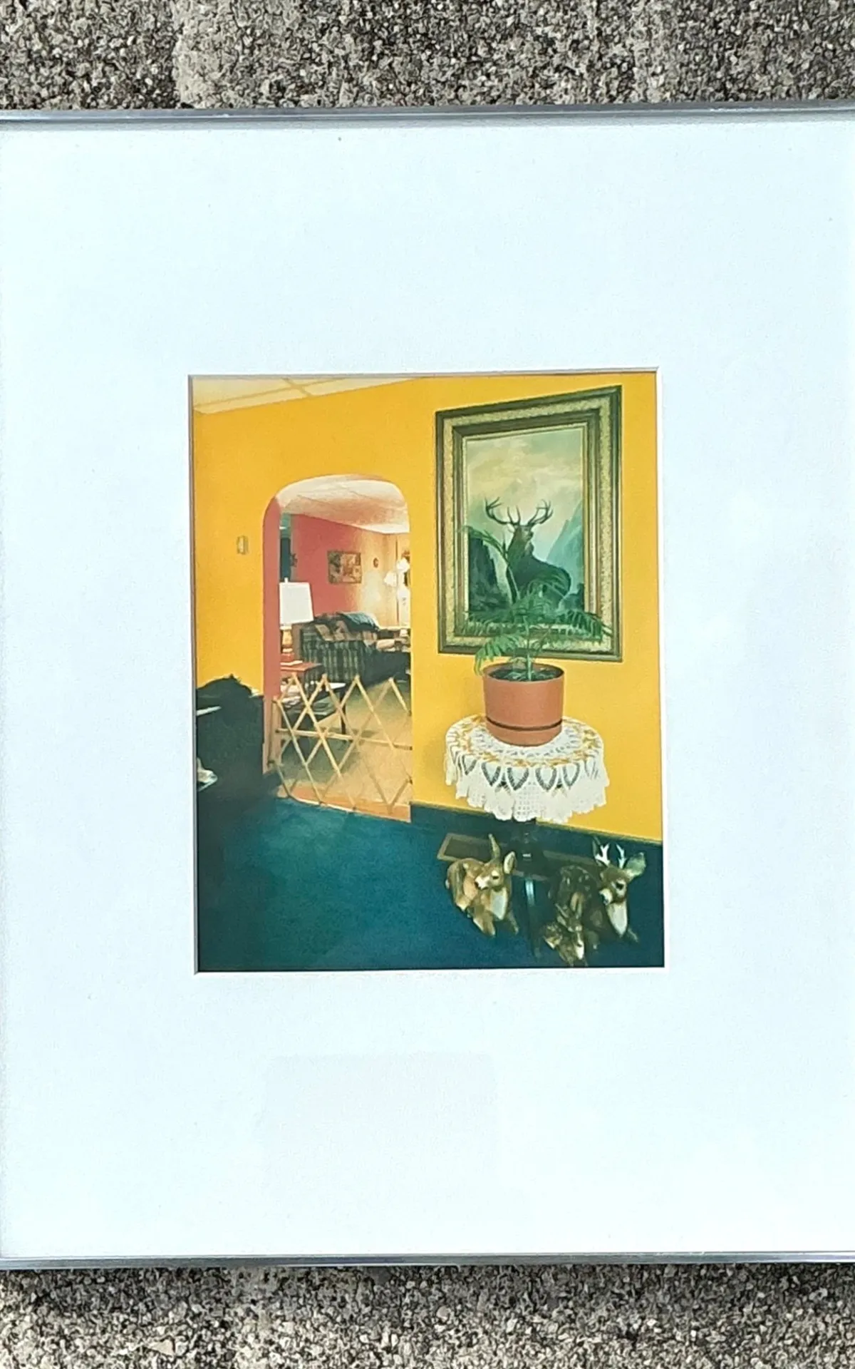 Vintage Framed Interior Photograph — additional photo 1