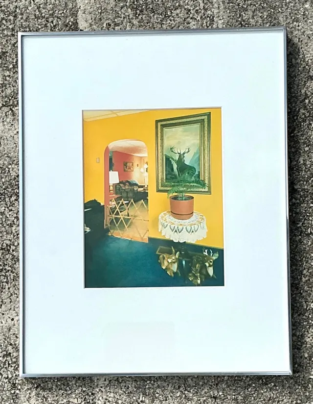 Vintage Framed Interior Photograph — additional photo 2