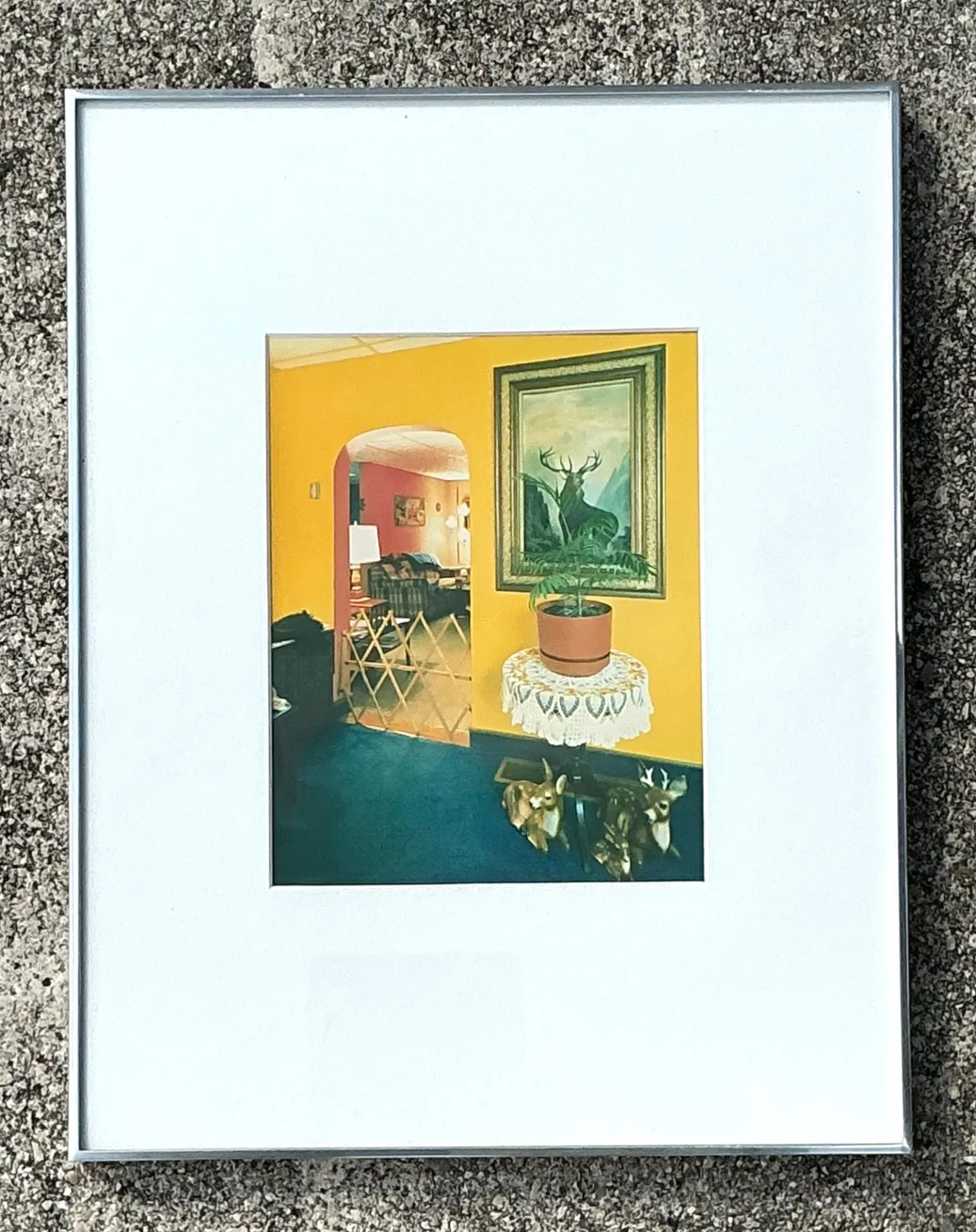 Vintage Framed Interior Photograph — additional photo 4