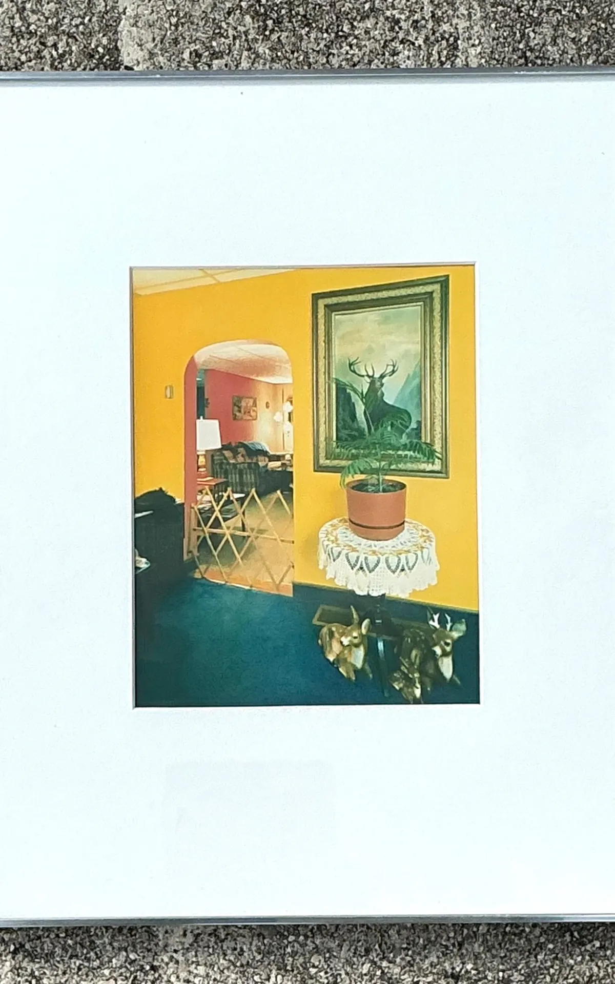 Vintage Framed Interior Photograph — additional photo 4