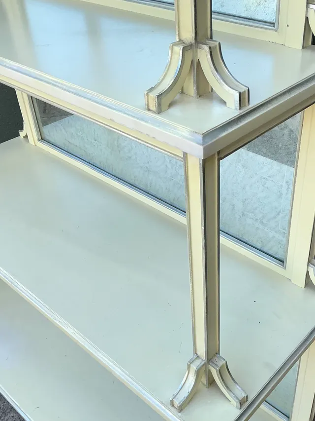 Vintage Charlotte Moss Regency Mirror Back Etagere — additional photo 3
