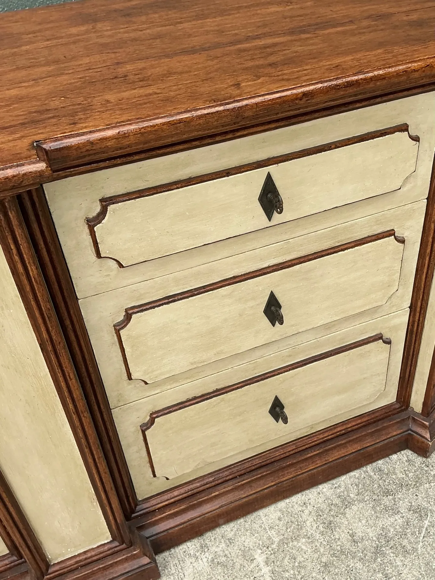 Vintage Monumental Custom Neoclassical Sideboard - Wood, 90W x 35.5H — additional photo 3