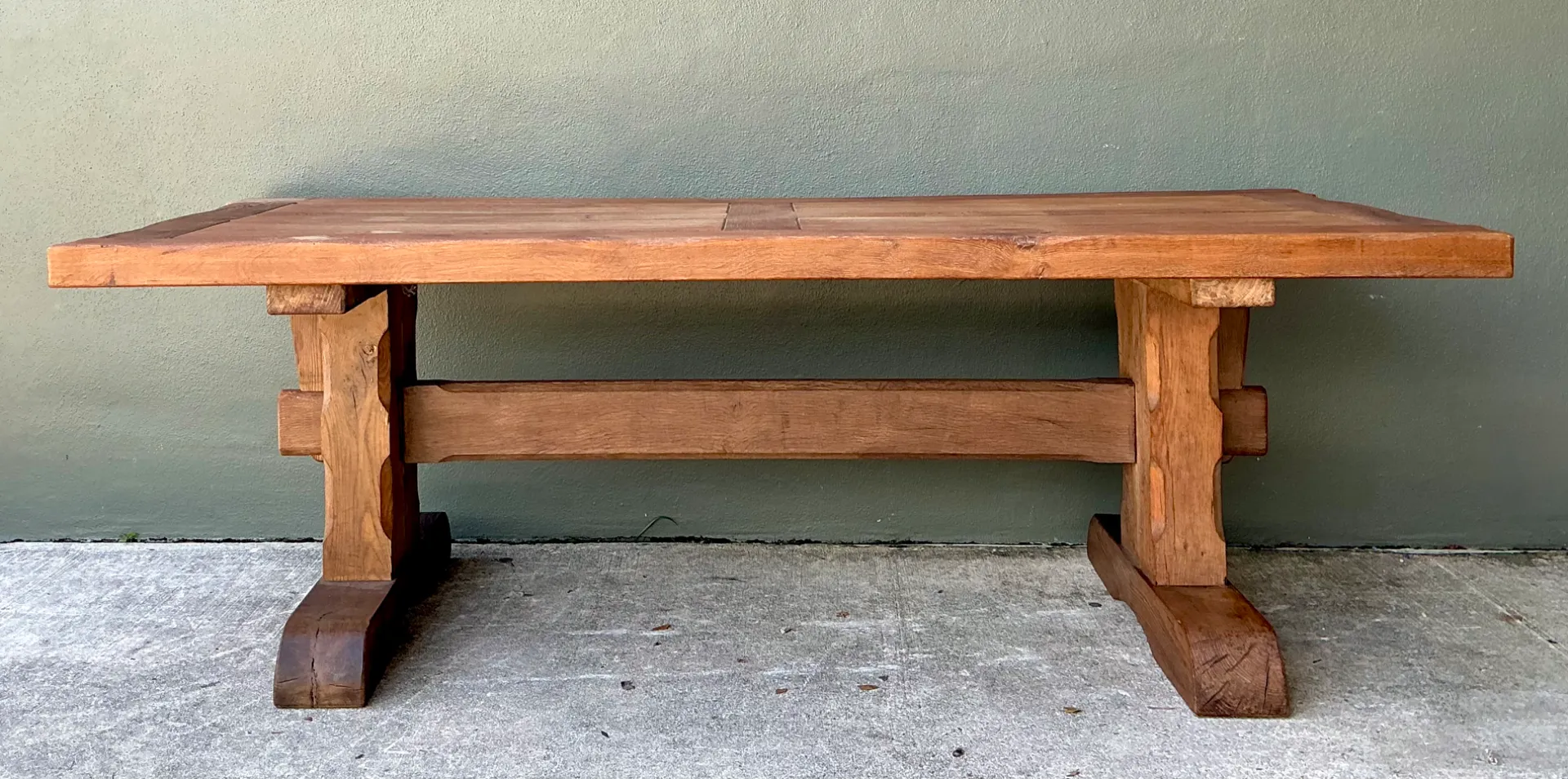 Vintage Rustic Wood Dining Table — additional photo 5