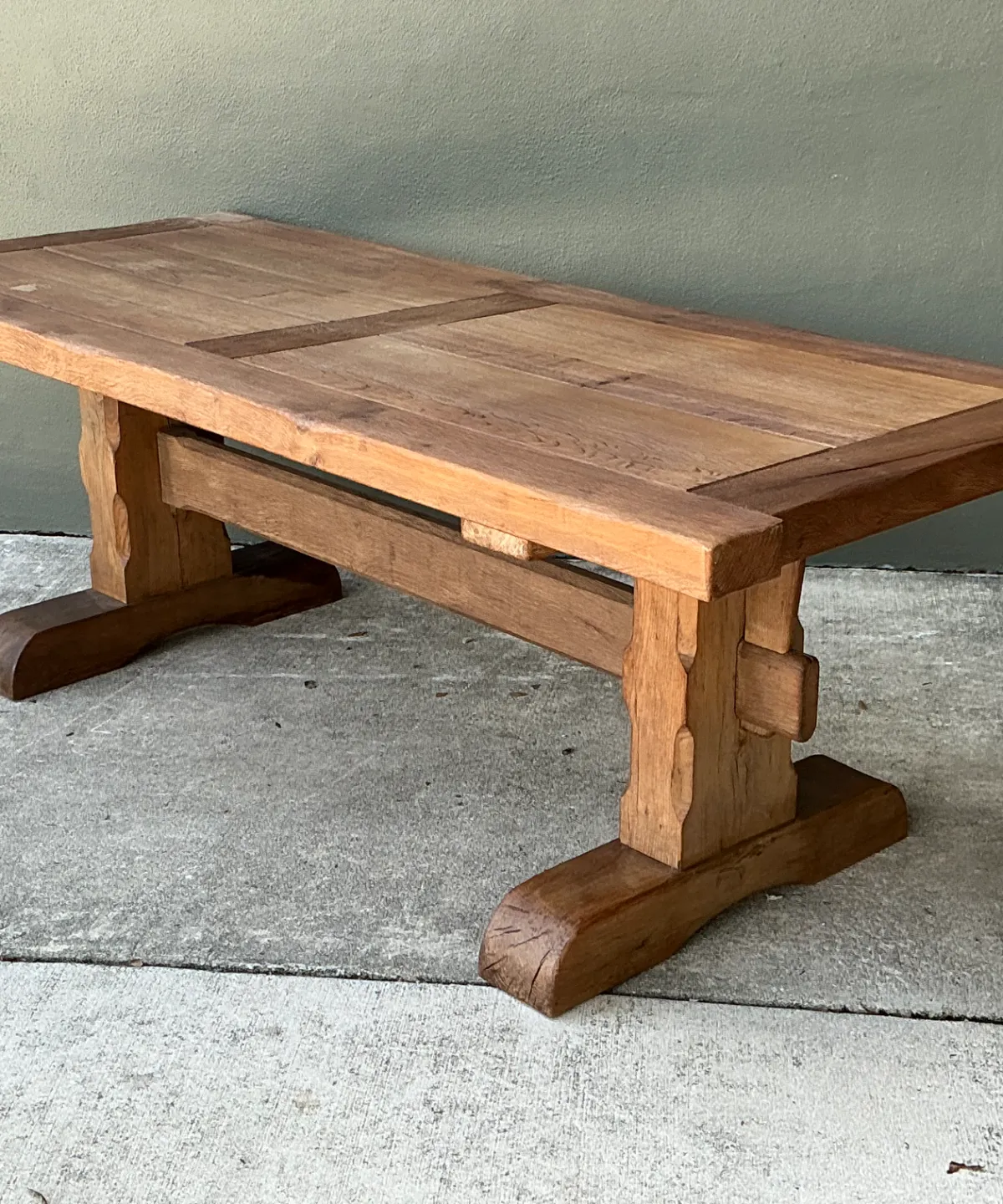Vintage Rustic Wood Dining Table — additional photo 2