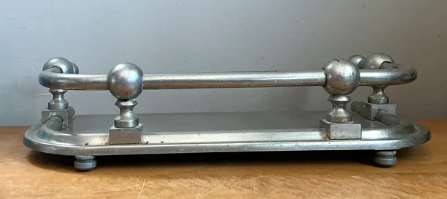 Vintage Metal Ball Finial Tray — additional photo 6