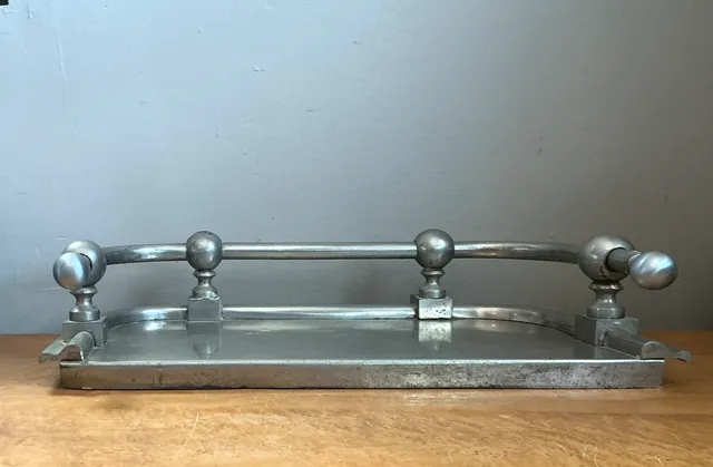 Vintage Metal Ball Finial Tray — additional photo 3