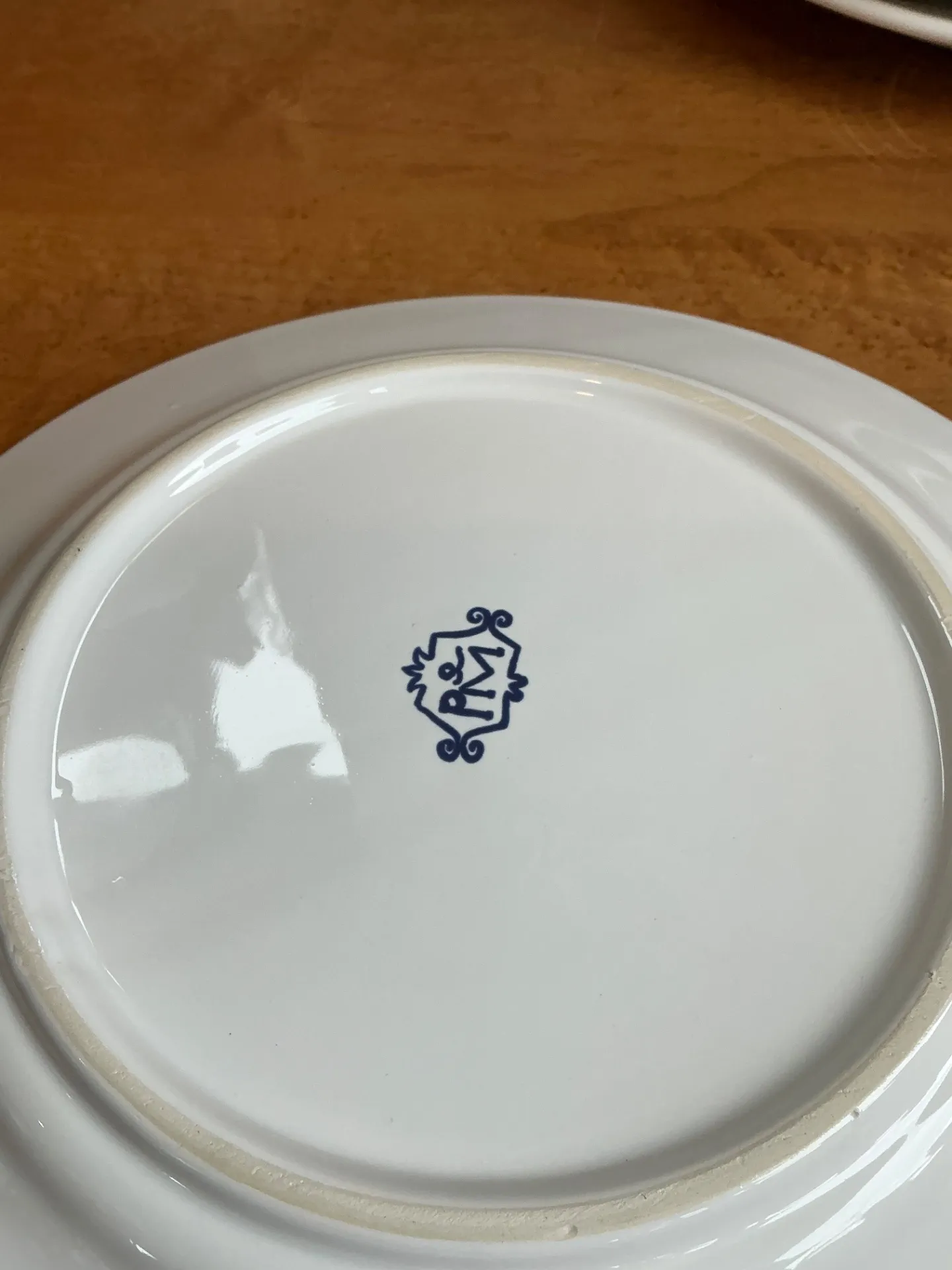 Vintage Penny Morrison Hand Painted Dinner Plates Z- Set Of 12 — additional photo 3
