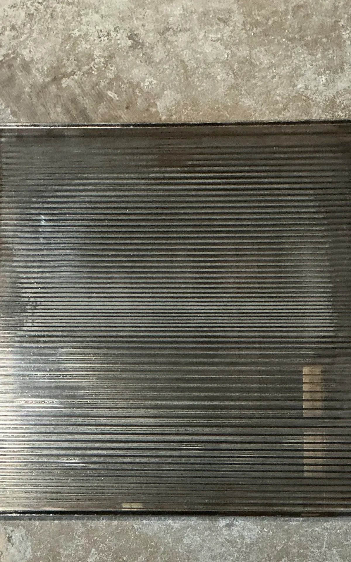 Vintage Geometric Metal and Mirrored Glass — additional photo 3
