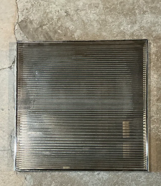 Vintage Geometric Metal and Mirrored Glass — additional photo 3