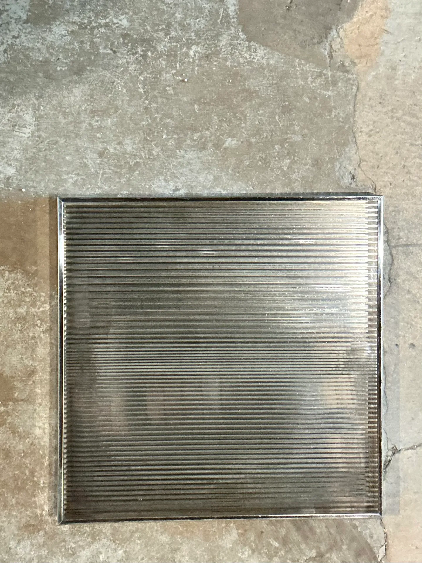 Vintage Geometric Metal and Mirrored Glass — additional photo 2