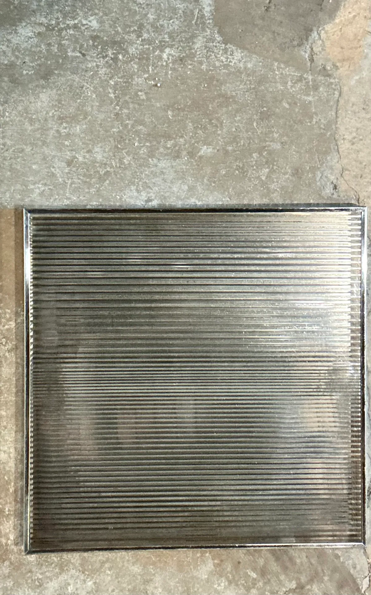 Vintage Geometric Metal and Mirrored Glass — additional photo 2