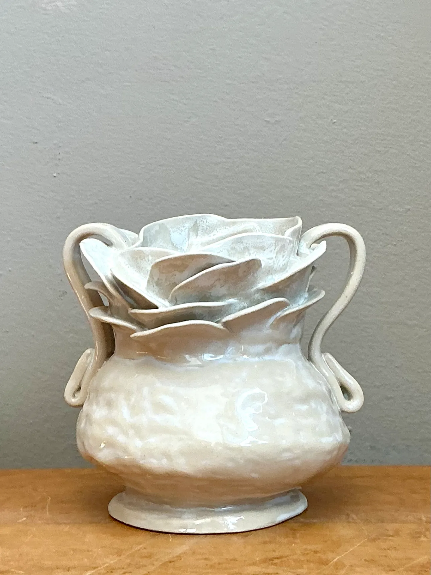 Vintage Handcrafted Ceramic Vase — additional photo 7