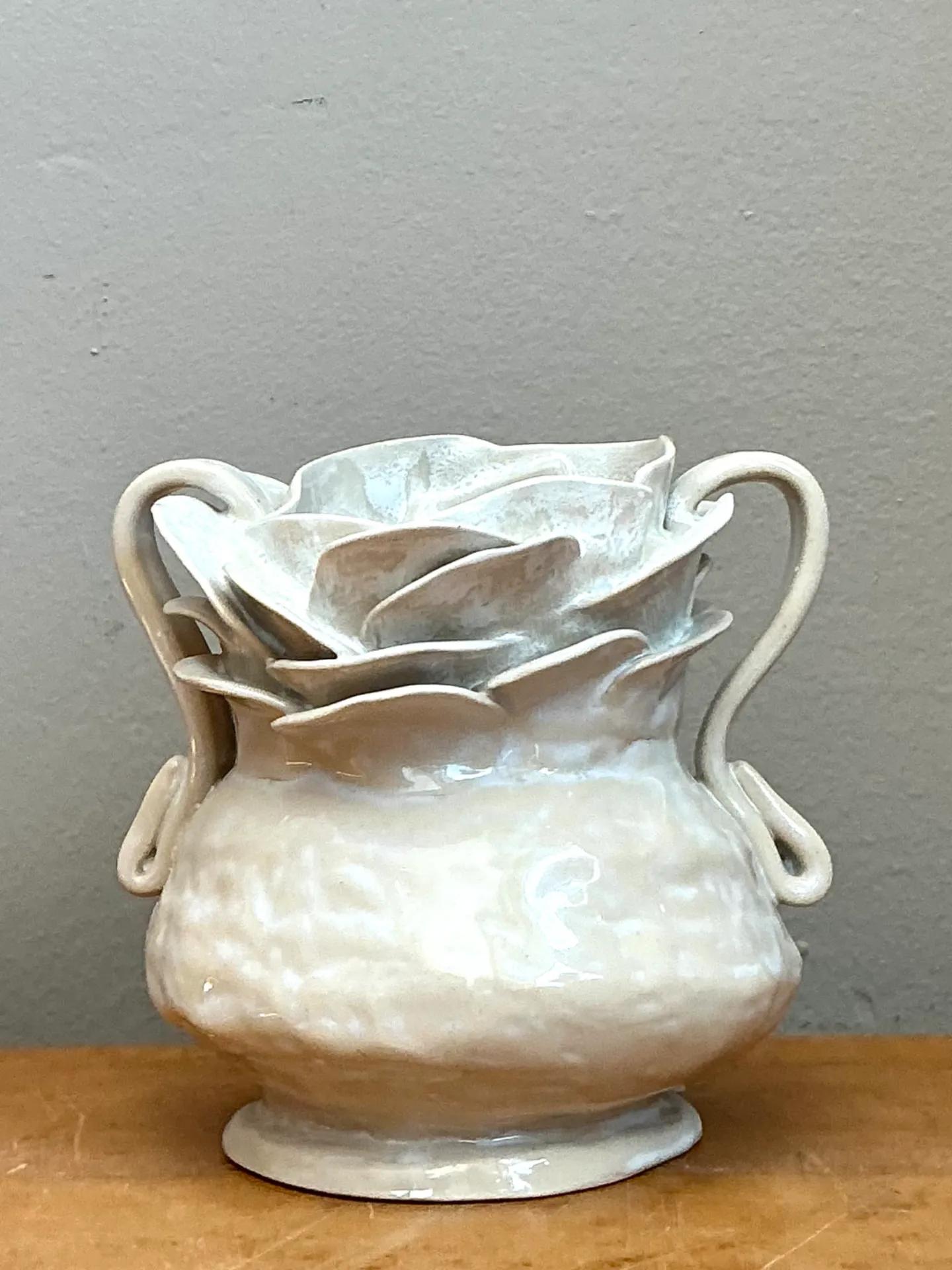 Vintage Handcrafted Ceramic Vase — additional photo 5