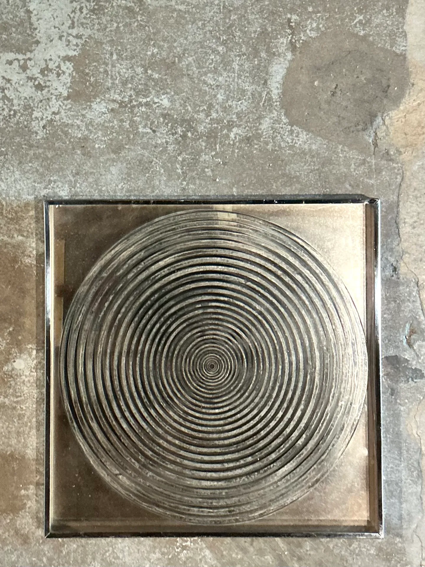 Vintage Geometric Metal and Mirror — additional photo 2