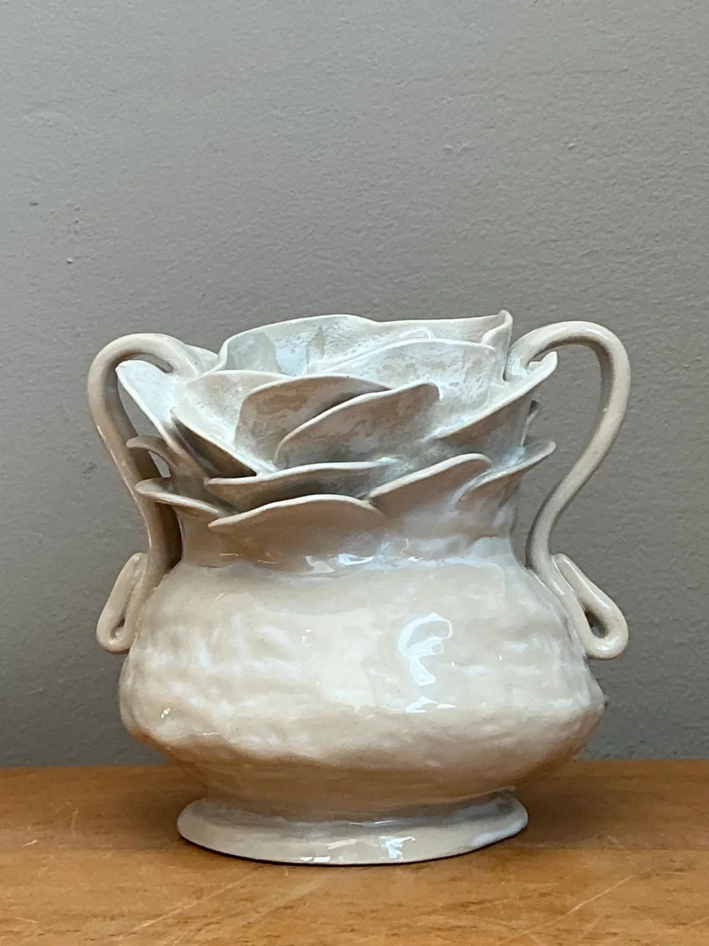 Vintage Handcrafted Ceramic Vase — additional photo 1