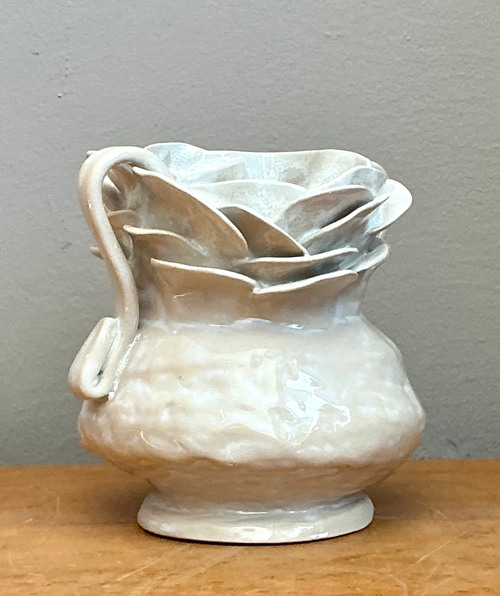 Vintage Handcrafted Ceramic Vase — additional photo 8