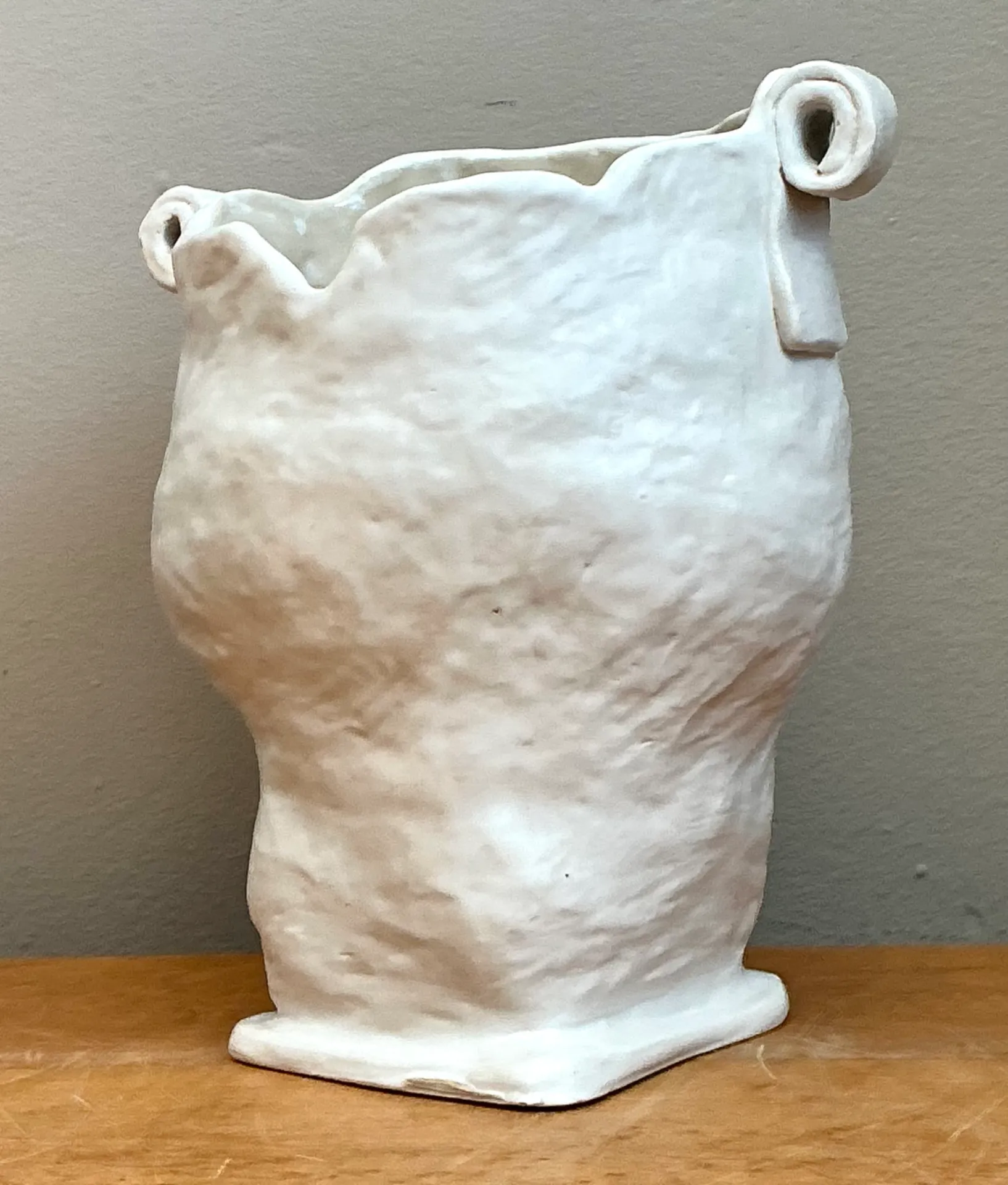 Vintage Handcrafted Ceramic Vase — additional photo 5