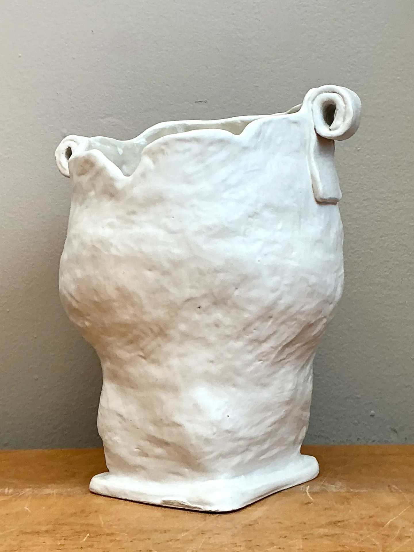 Vintage Handcrafted Ceramic Vase — additional photo 1