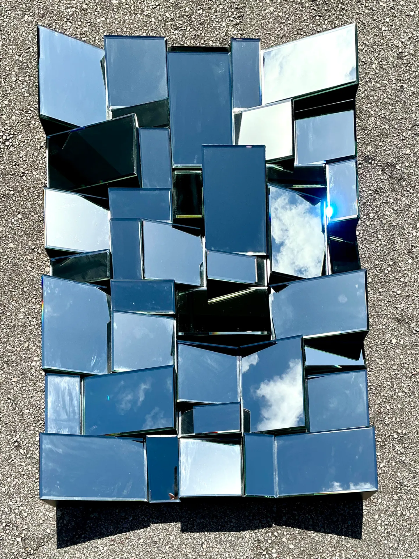 Vintage “Slopes” Mirror After Neil Smalls — additional photo 2