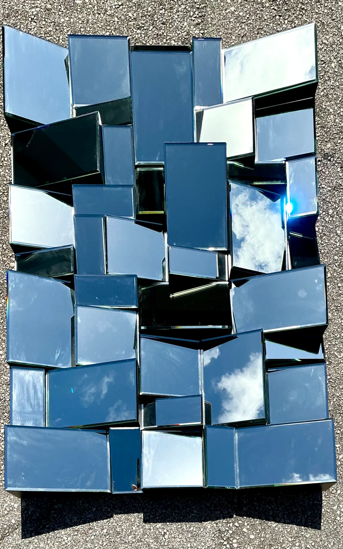 Vintage “Slopes” Mirror After Neil Smalls — additional photo 2