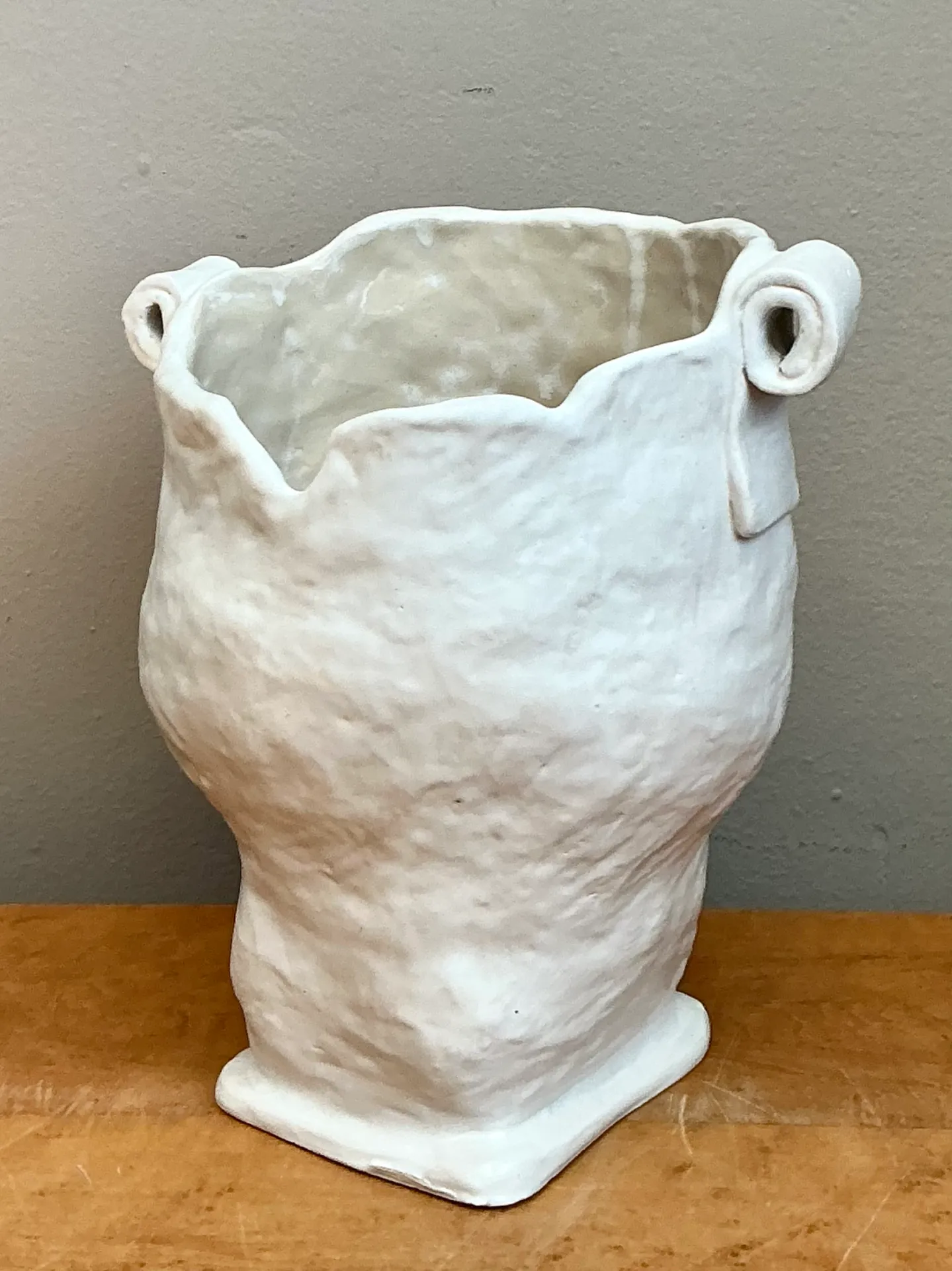 Vintage Handcrafted Ceramic Vase — additional photo 8
