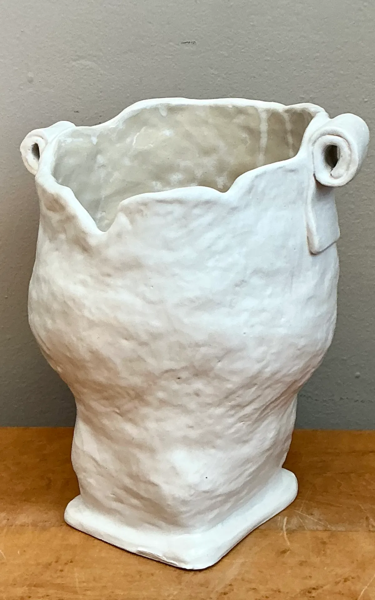 Vintage Handcrafted Ceramic Vase - Bottom view