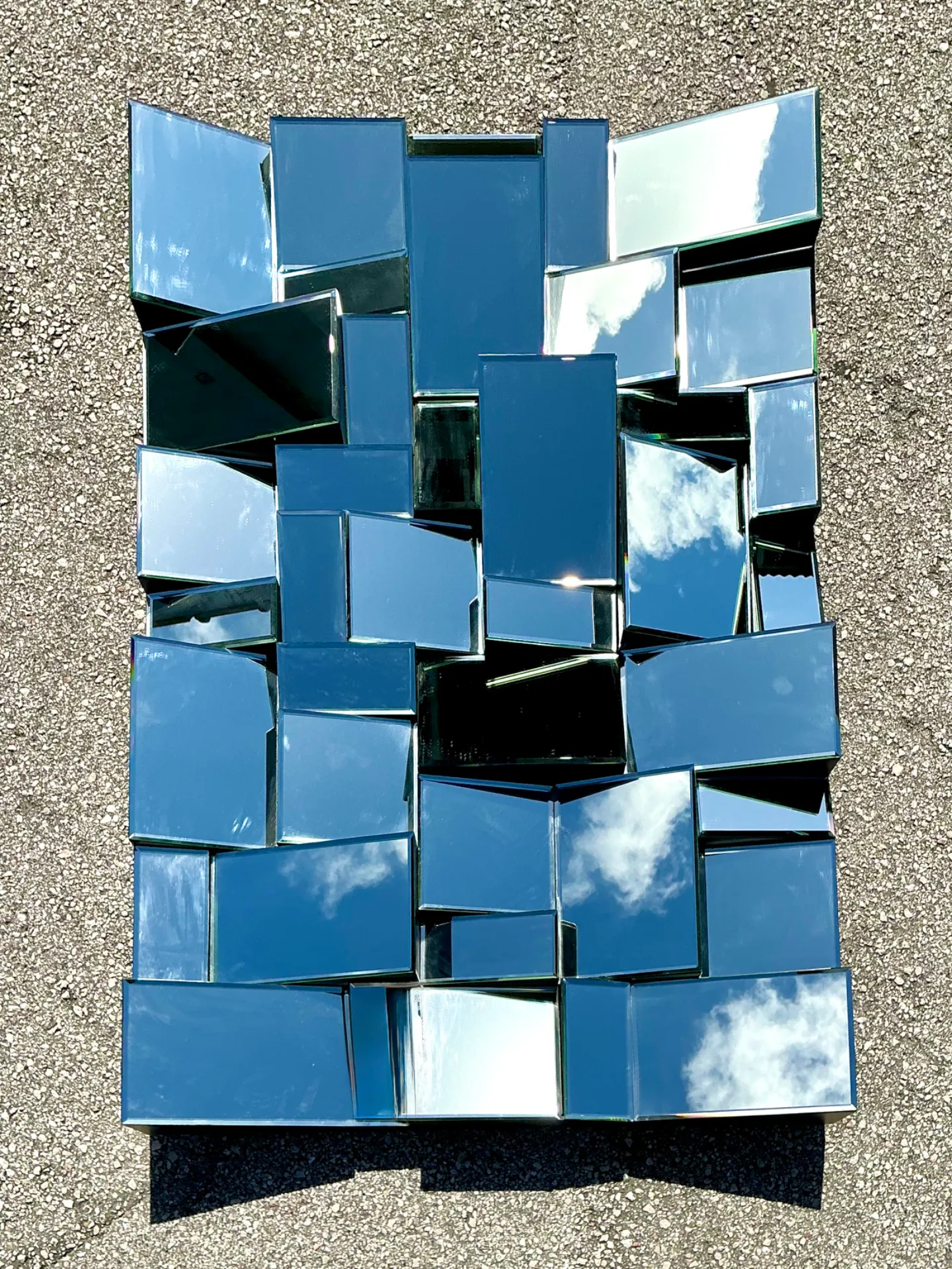 Vintage “Slopes” Mirror After Neil Smalls — additional photo 4