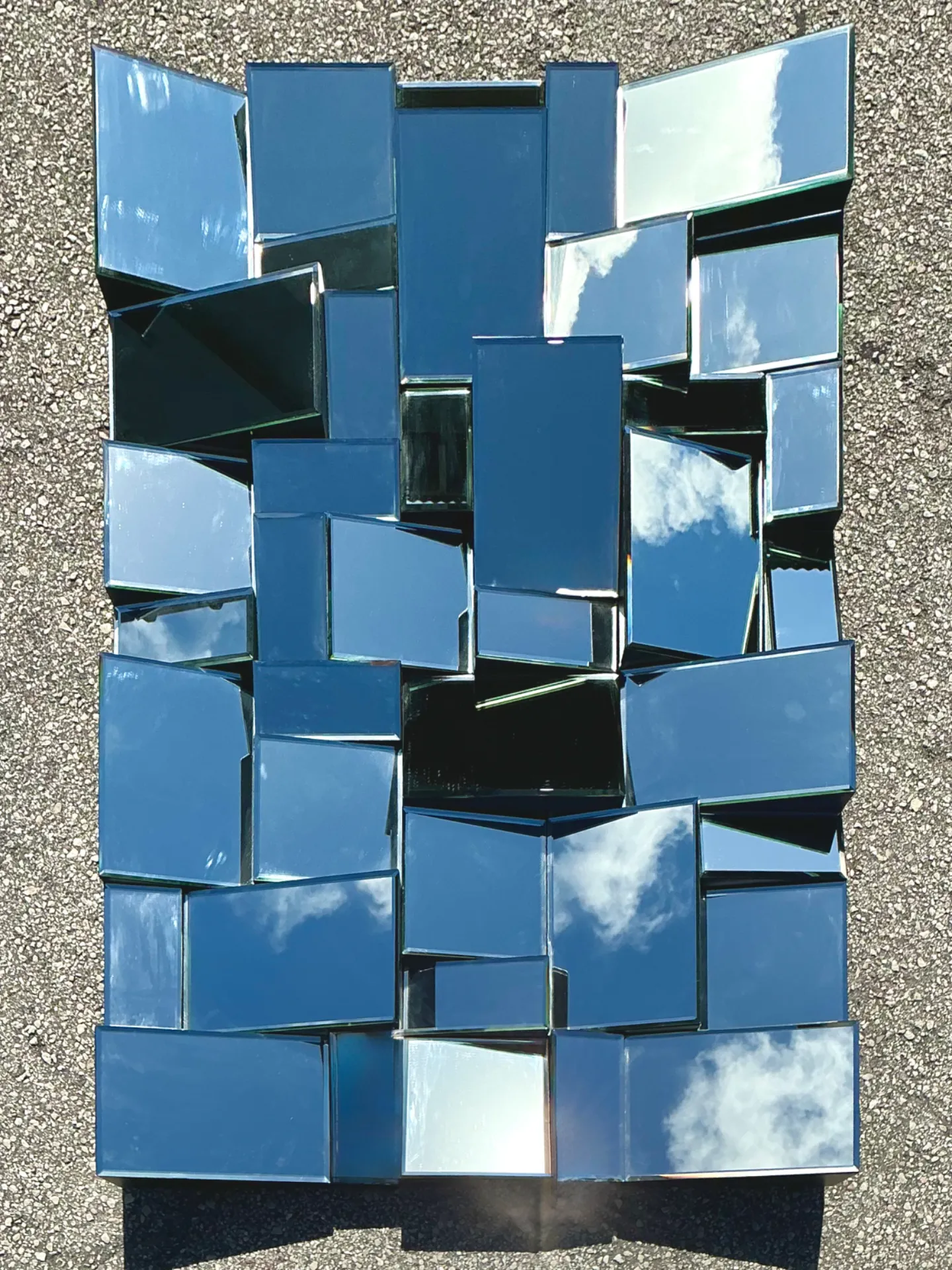 Vintage “Slopes” Mirror After Neil Smalls — additional photo 5