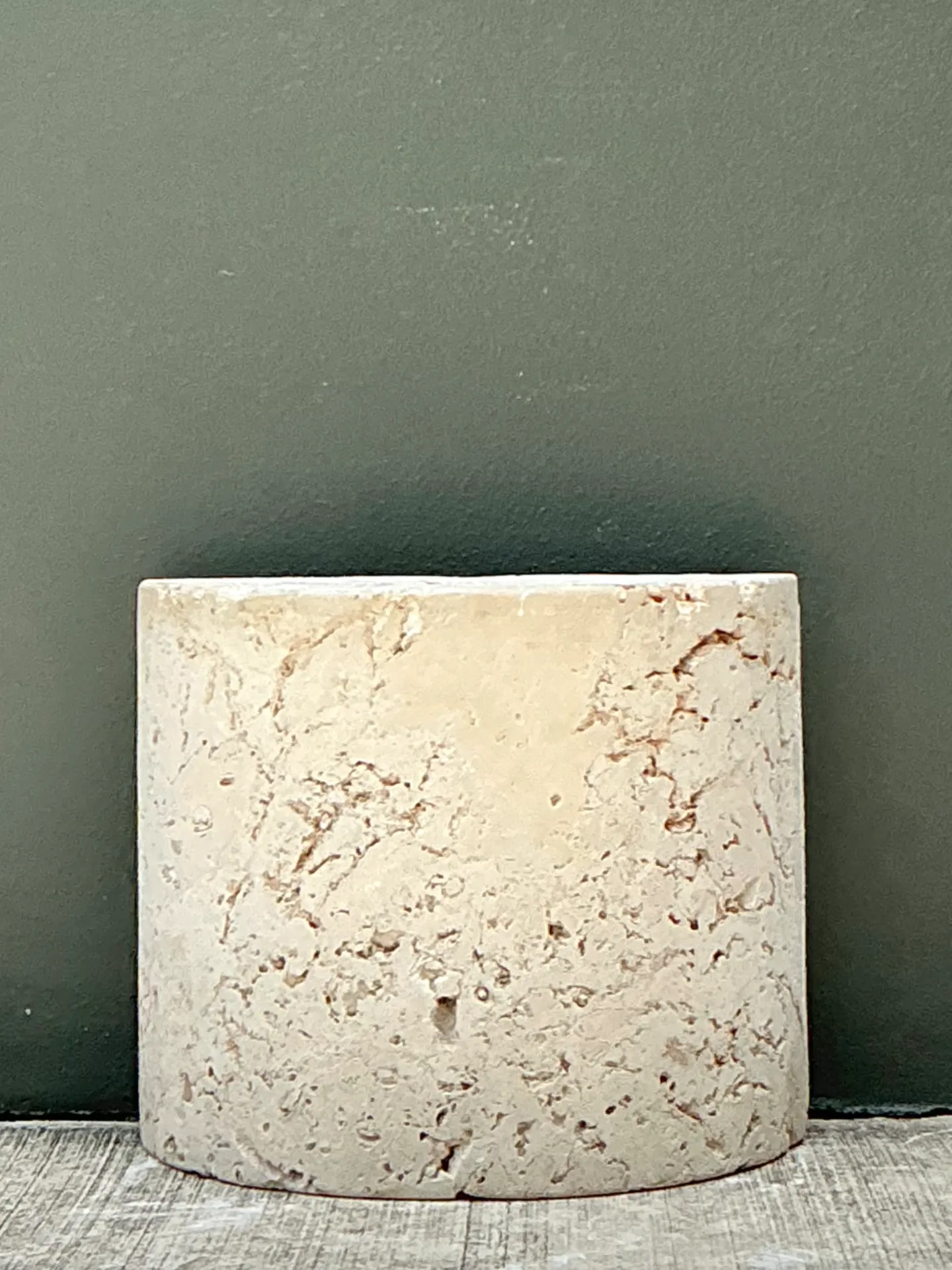 Vintage Coquina Stone Accent Table — additional photo 4