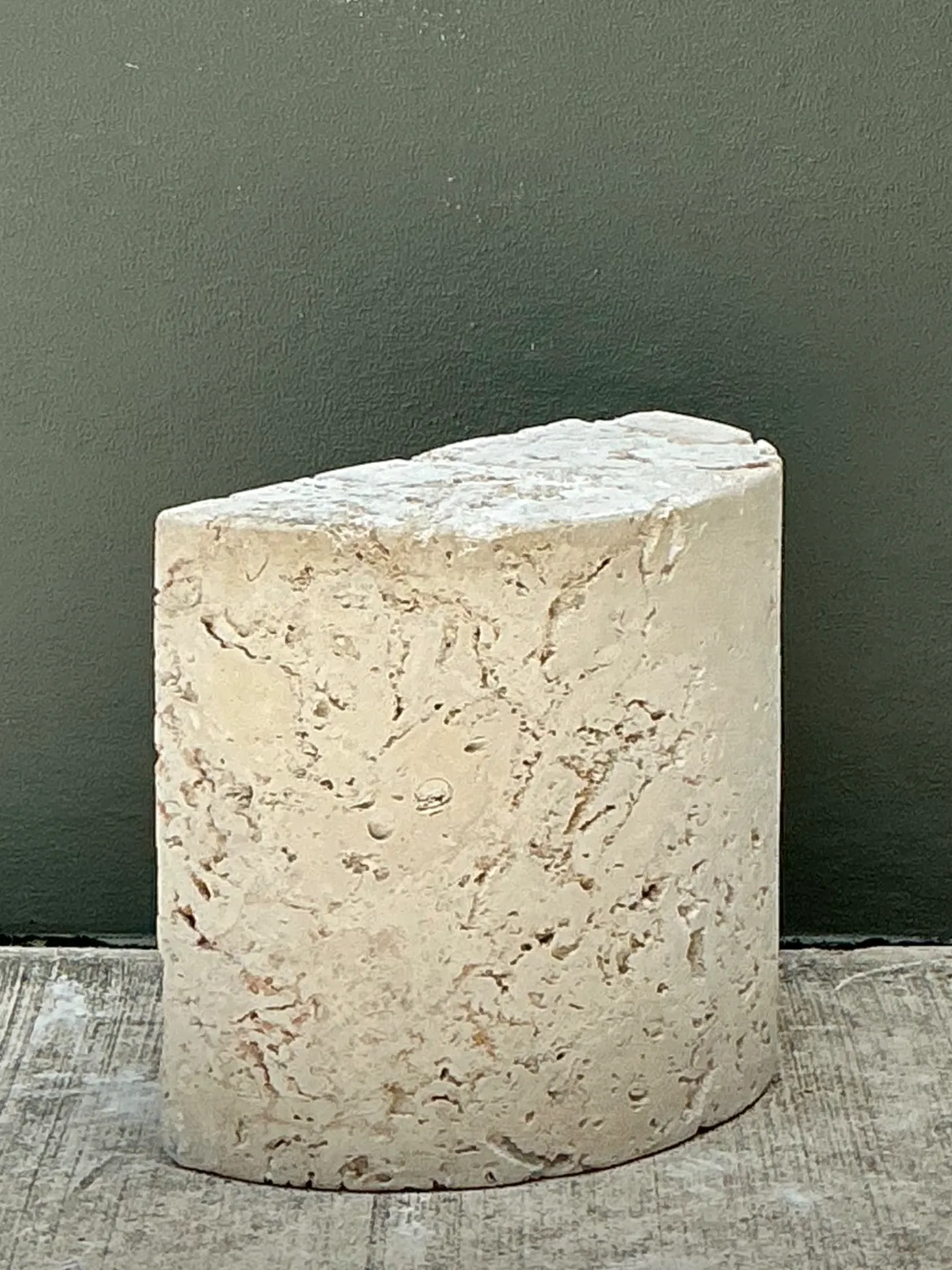 Vintage Coquina Stone Accent Table — additional photo 3