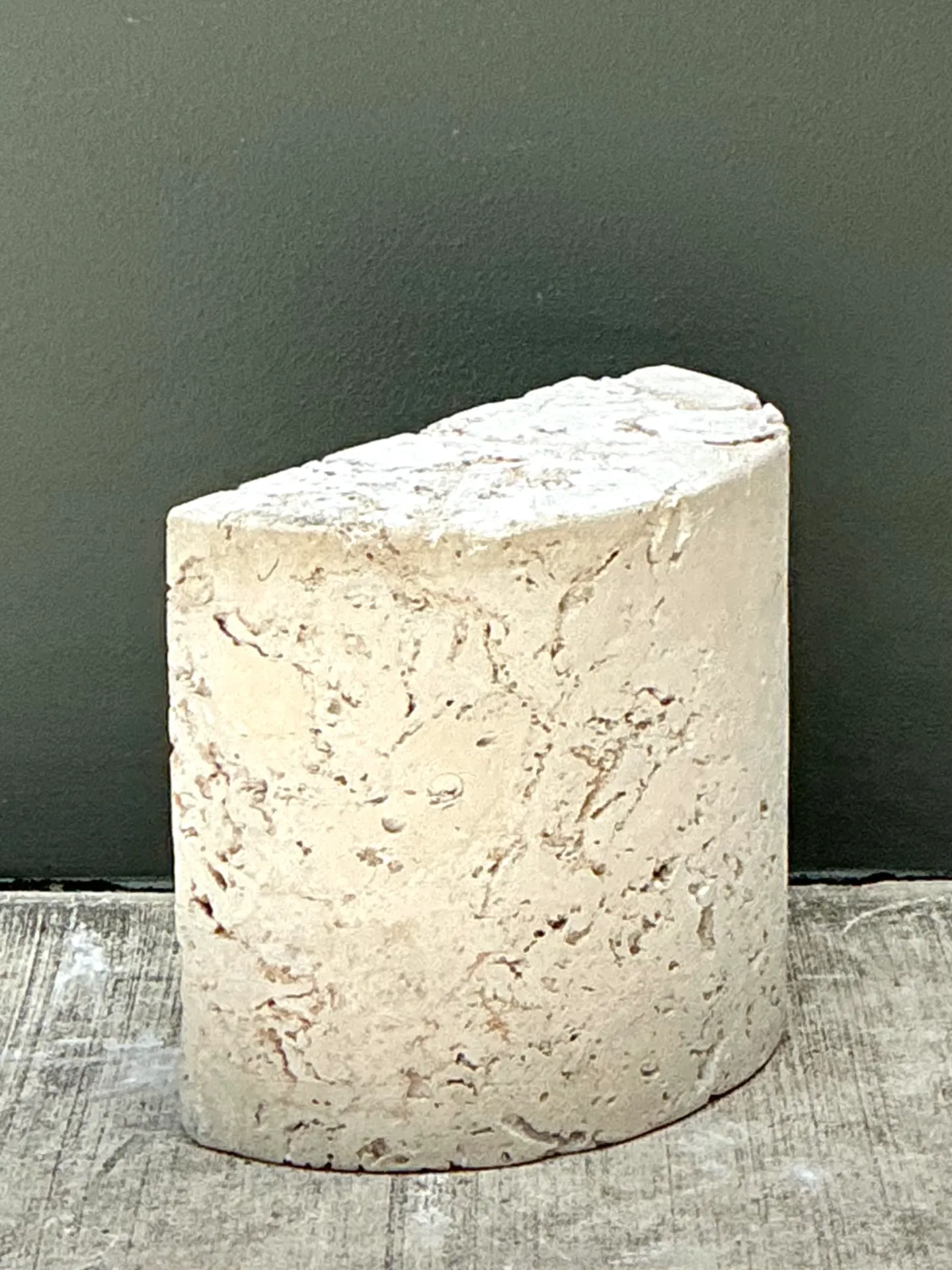 Vintage Coquina Stone Accent Table — additional photo 1