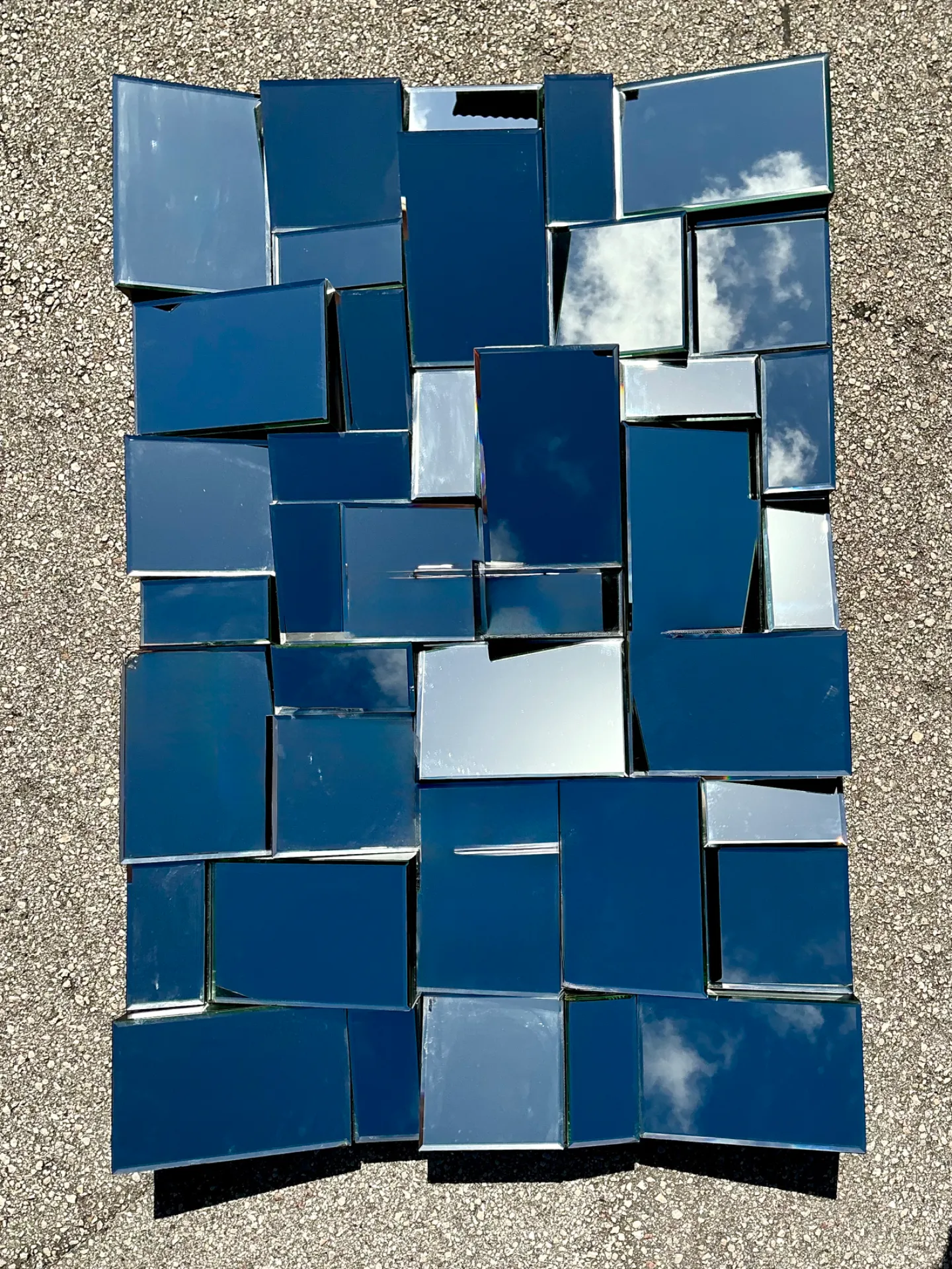 Vintage “Slopes” Mirror After Neil Smalls — additional photo 1