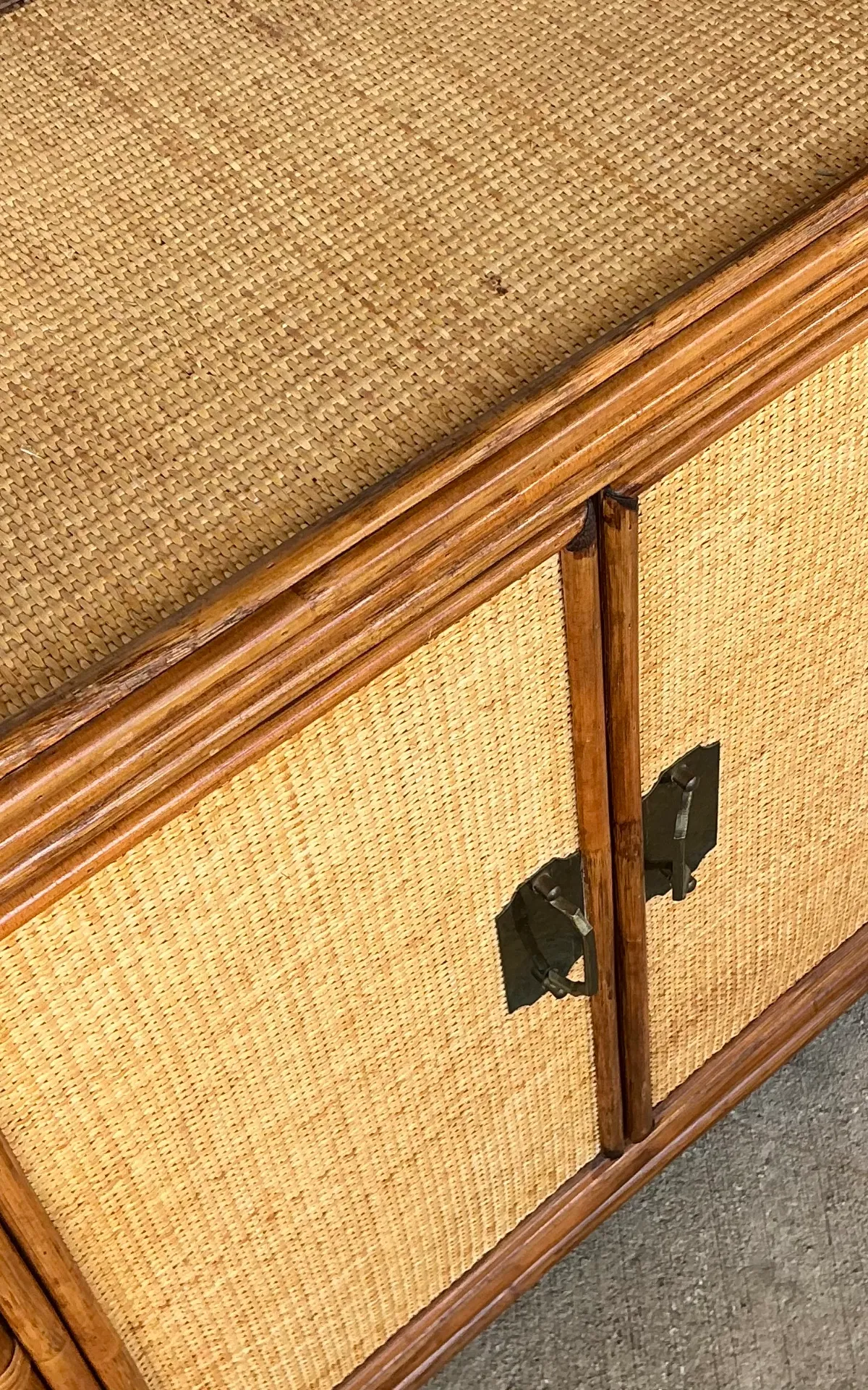 Vintage Bamboo Fretwork Etagere - A Pair — additional photo 7